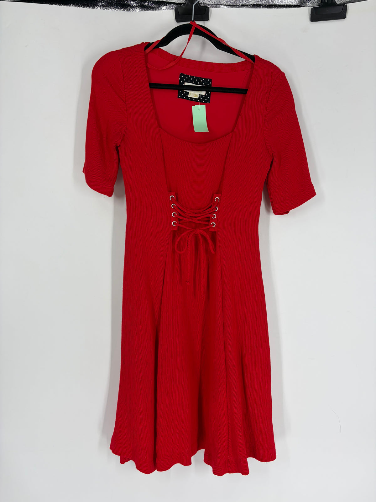 Red Maeve corset front mini, 2