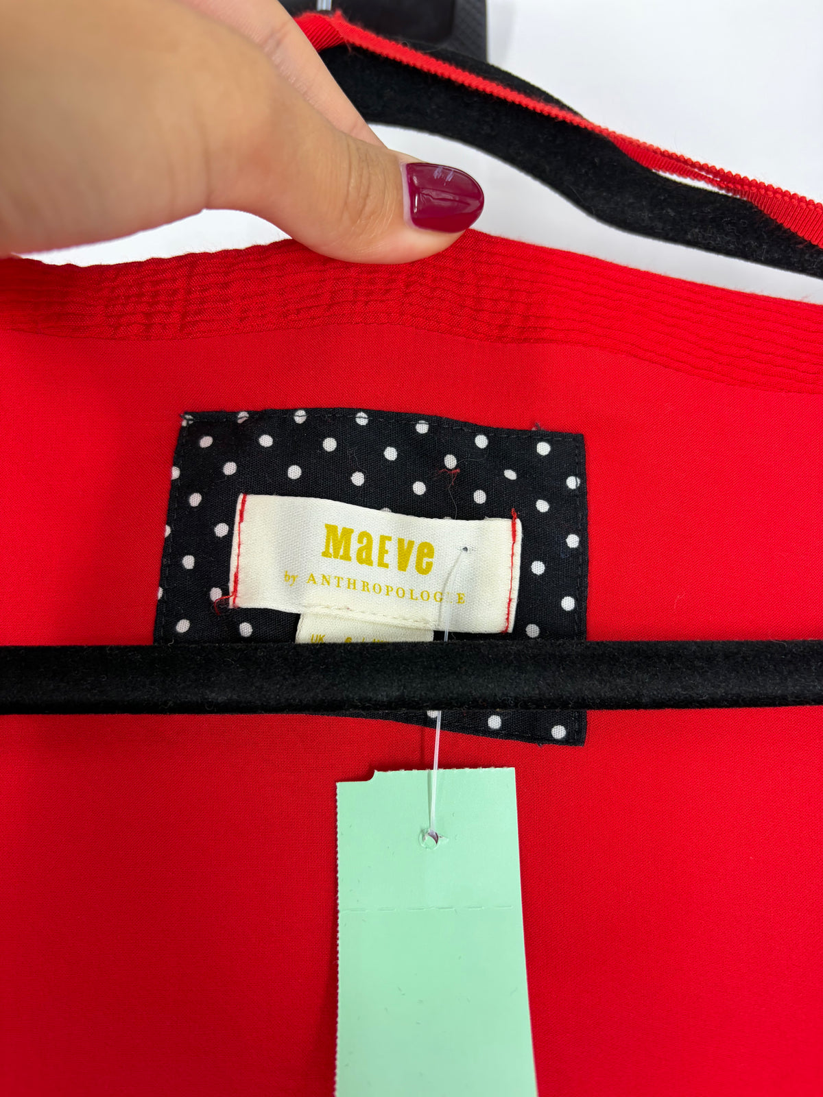 Red Maeve corset front mini, 2