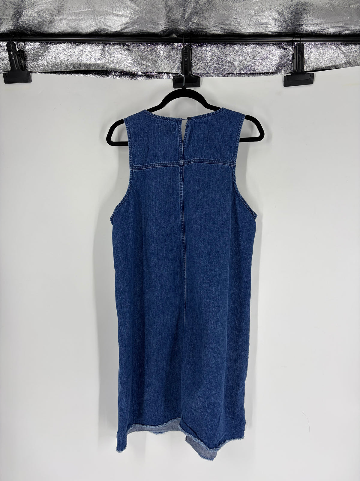Blue J. Crew Denim midi tank, 16