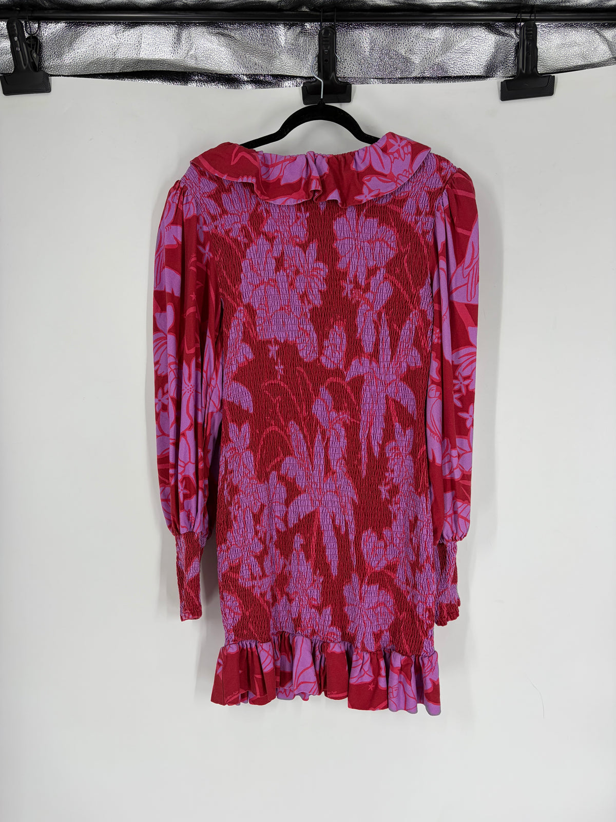 Red Farm Rio Smocked Long Sleeve, L