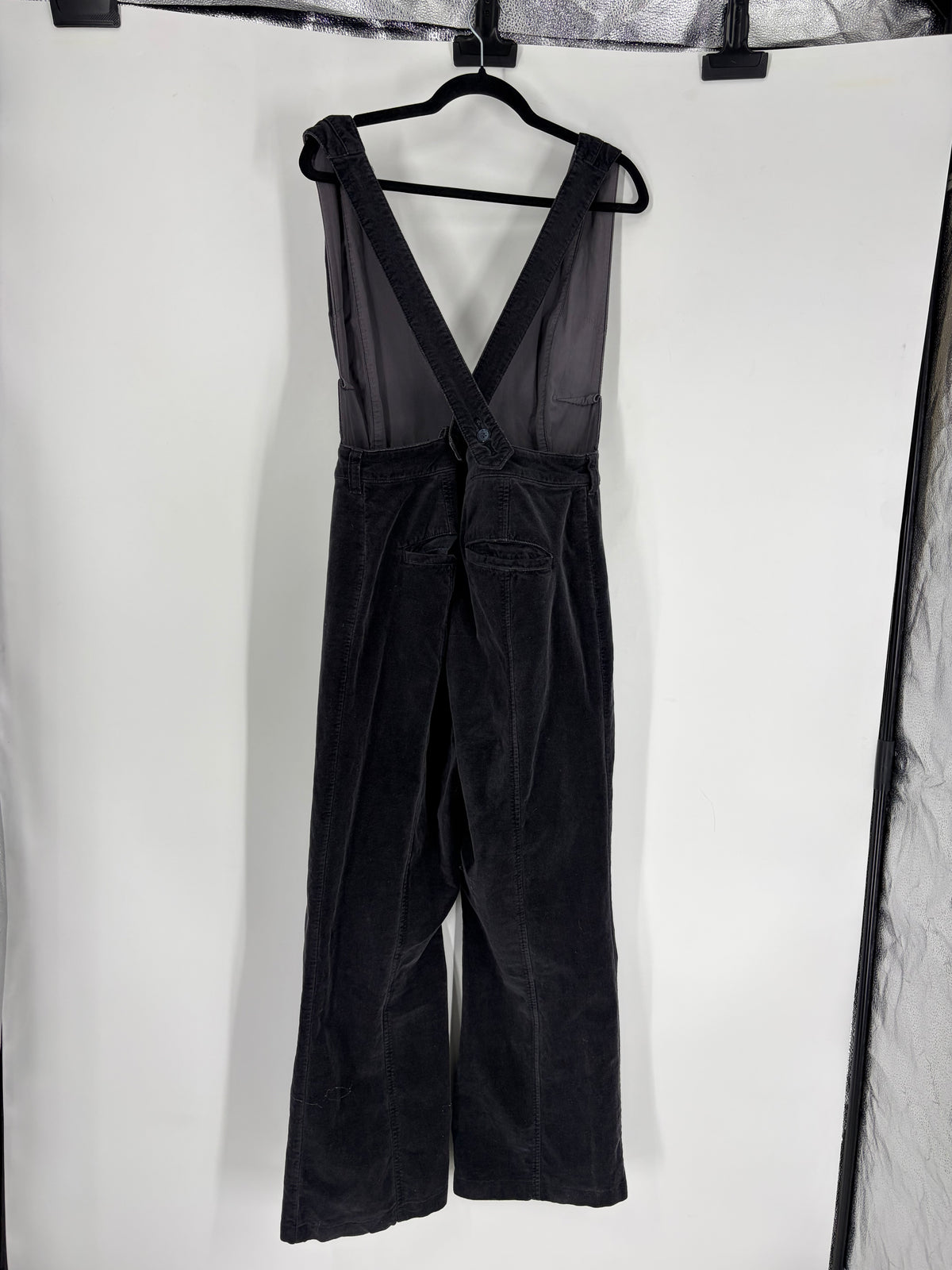 black Pilcro Velvet Jumpsuit, 14