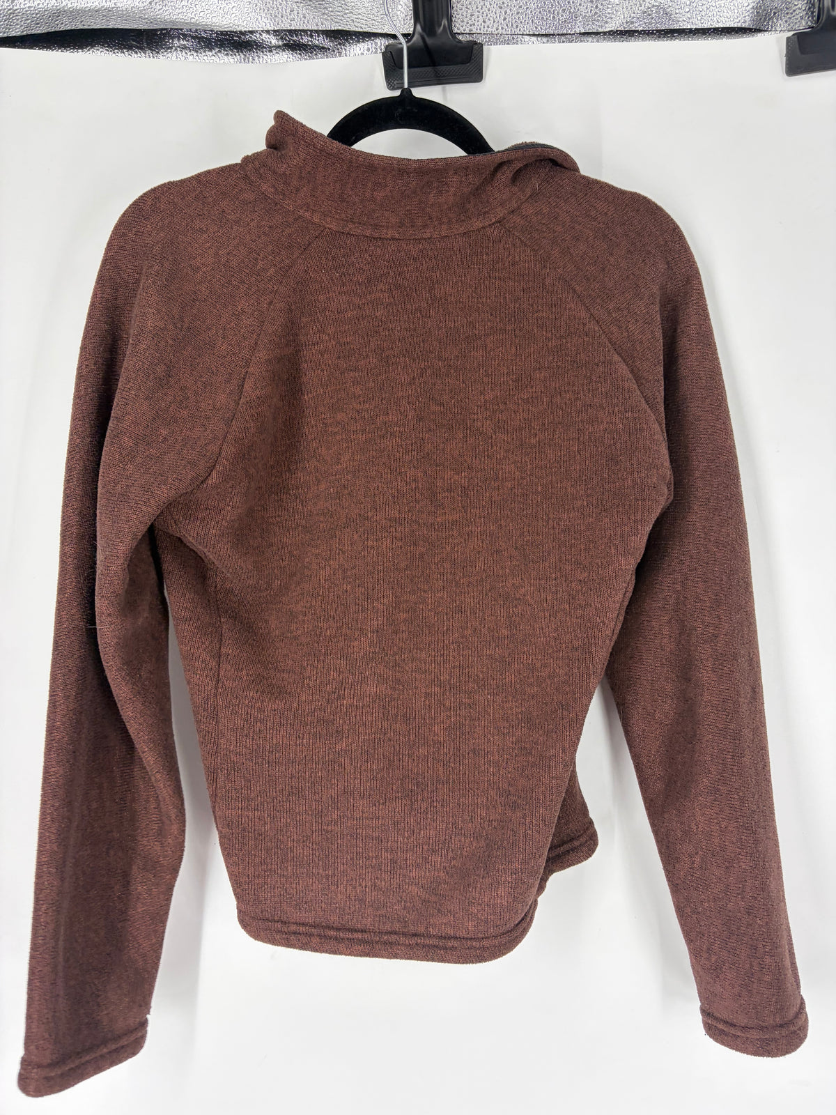Brown Patagonia Fleece quarter zip, M