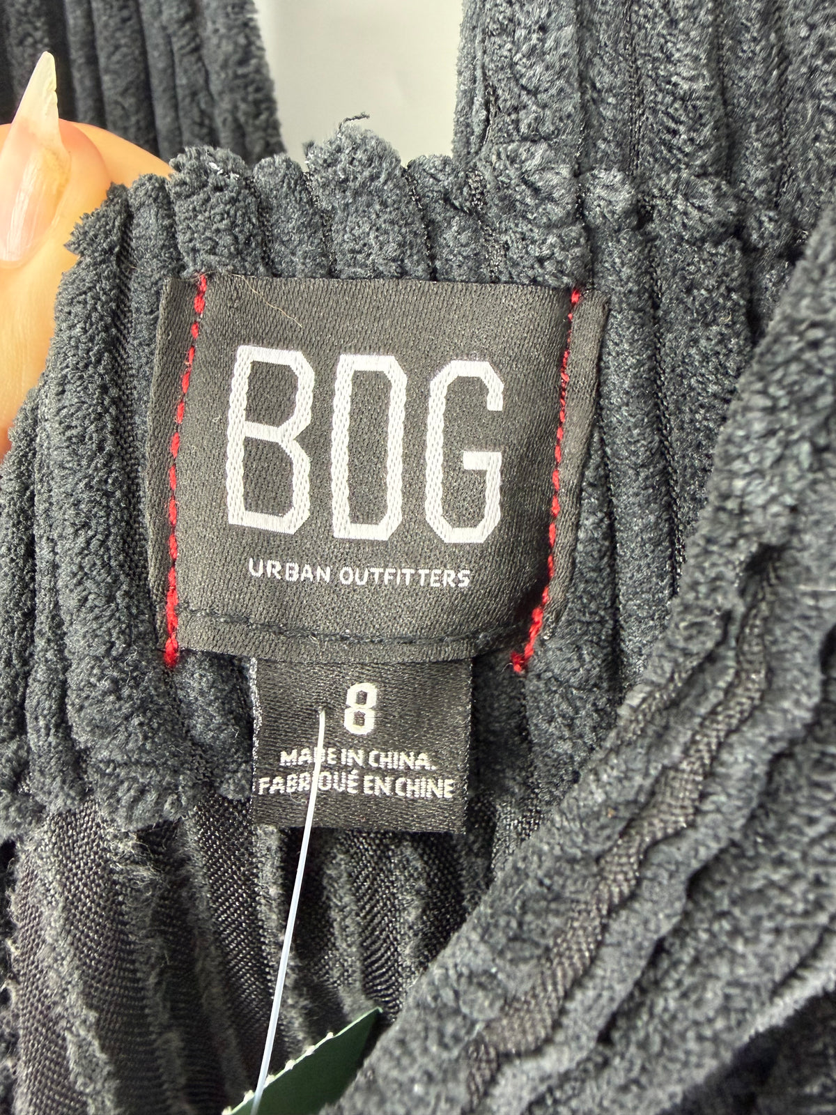 Gray BDG Corduroy Overalls, 8