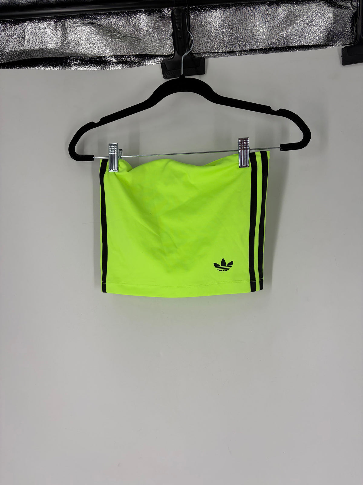 Yellow Adidas Neon Tube Top, XS