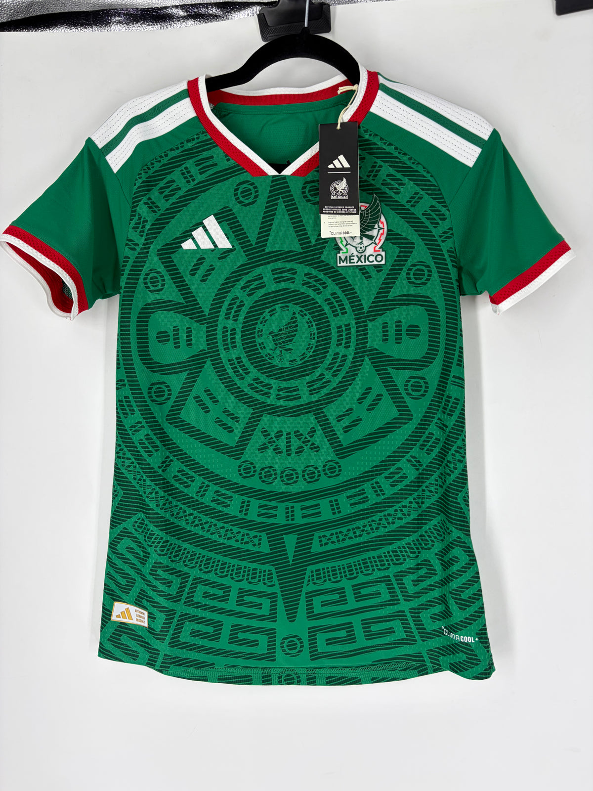 Green Adidas Mexico Jersey, XS