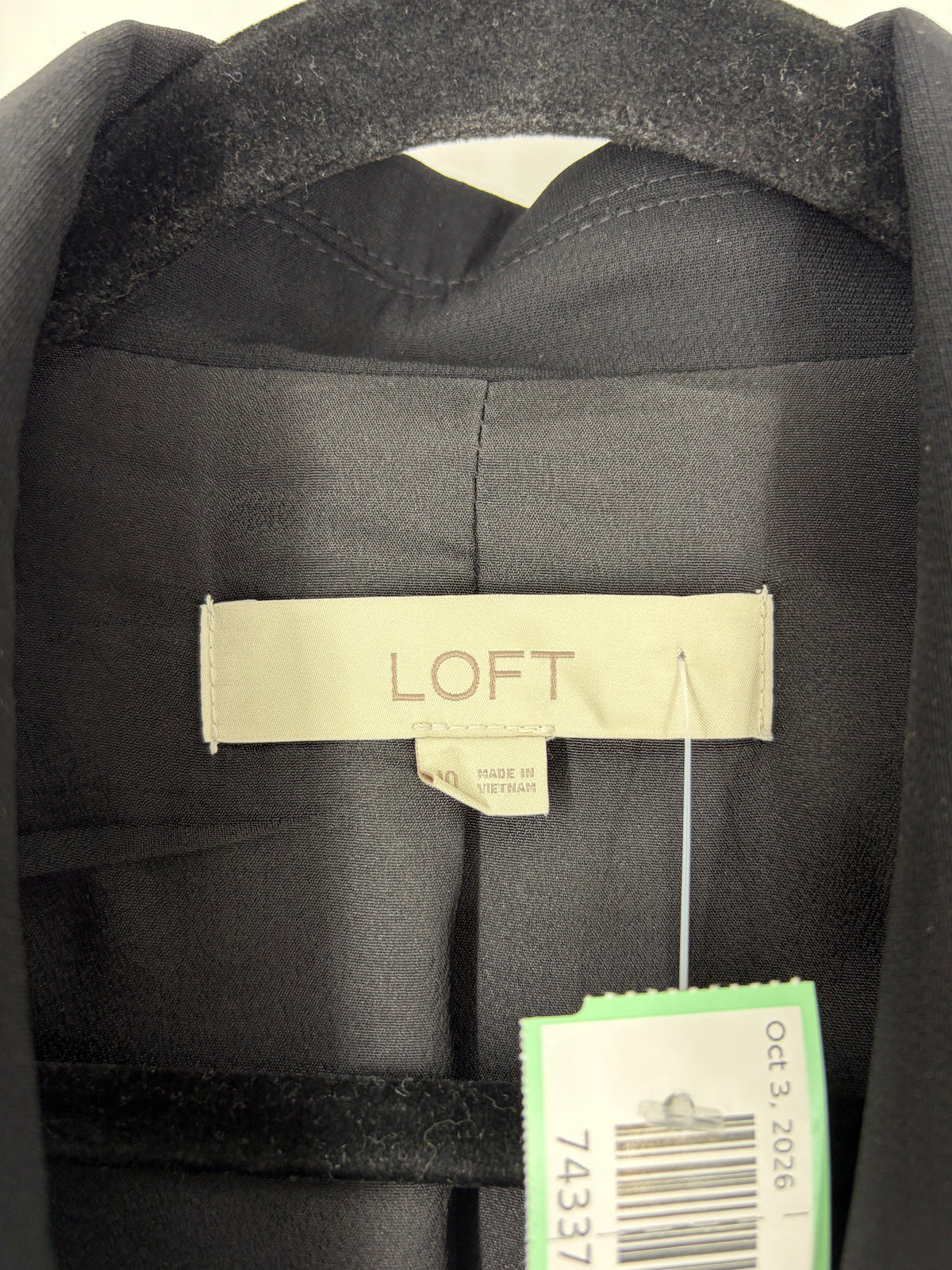 Black Loft Suit Jumpsuit, 10