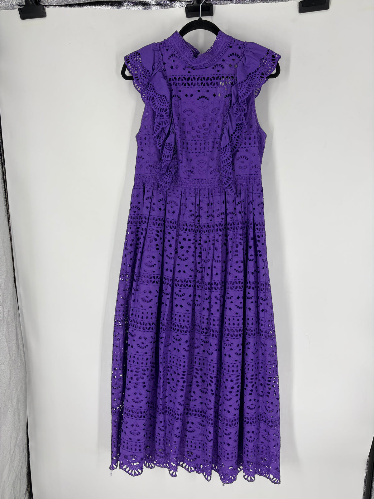 Purple Asos Embroidered Maxi, 10