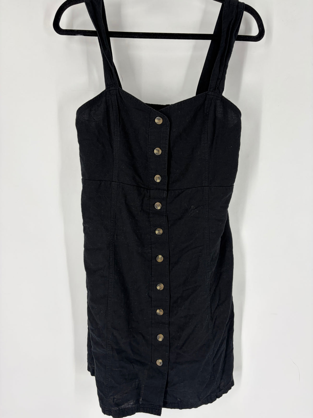 Black American Eagle Button Front Mini, L