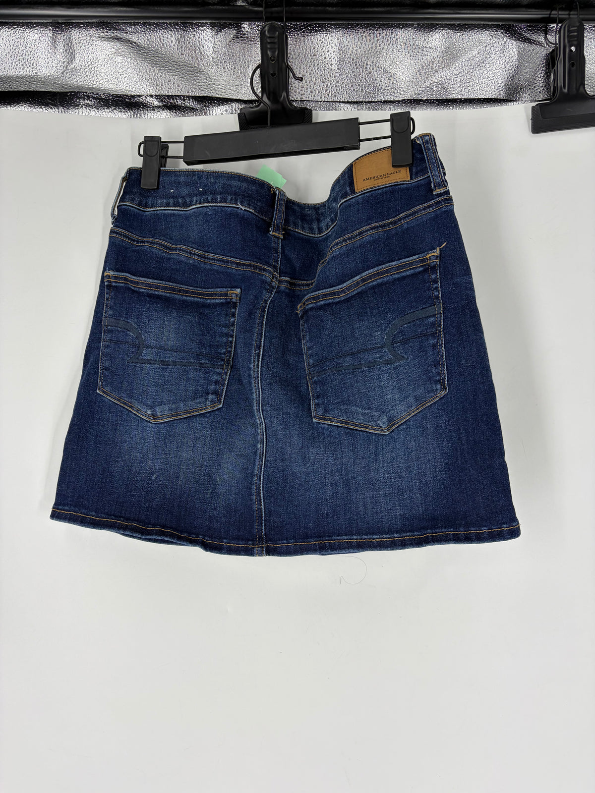 Blue American Eagle High Rise Mini, 8