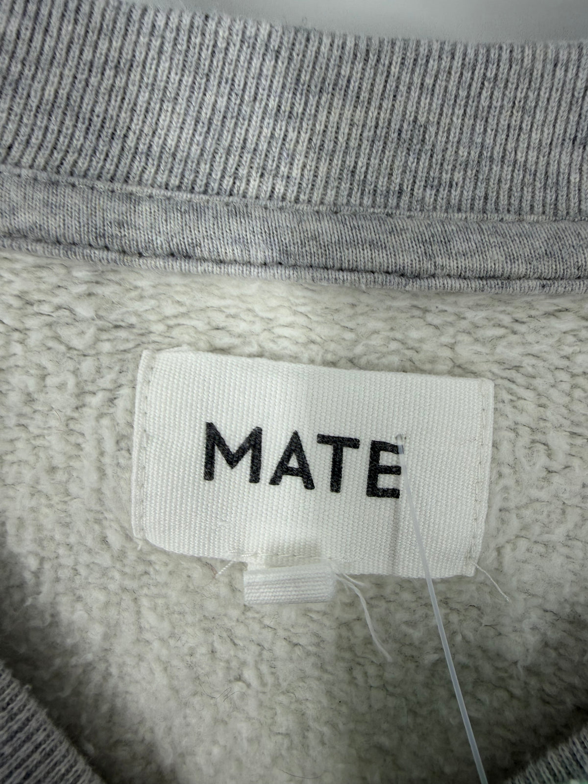 Gray MATE Crew Neck Pullover, L