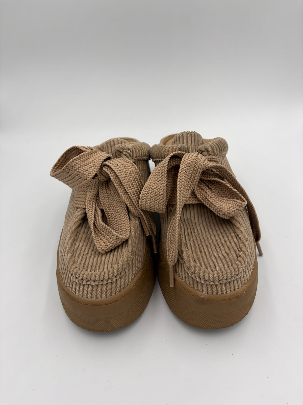 Tan Seychelles Suede Ribbed Mules, 6.5
