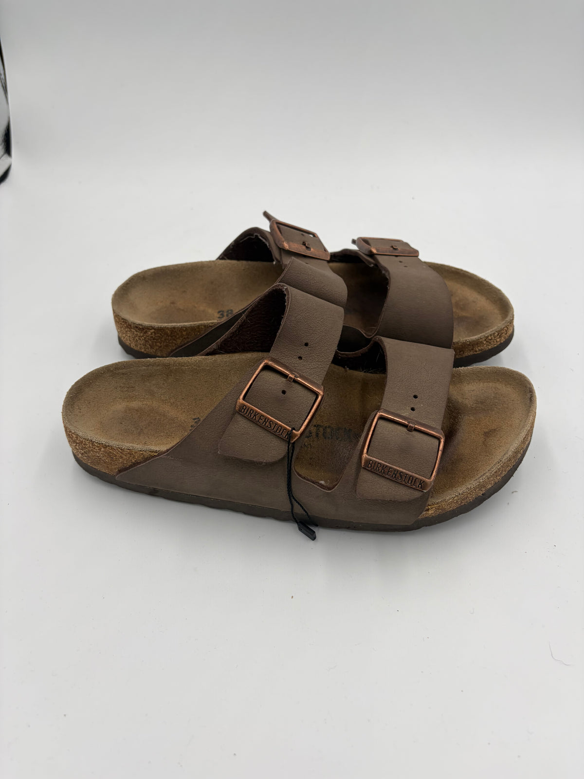 brown Birkenstock double strap, 38