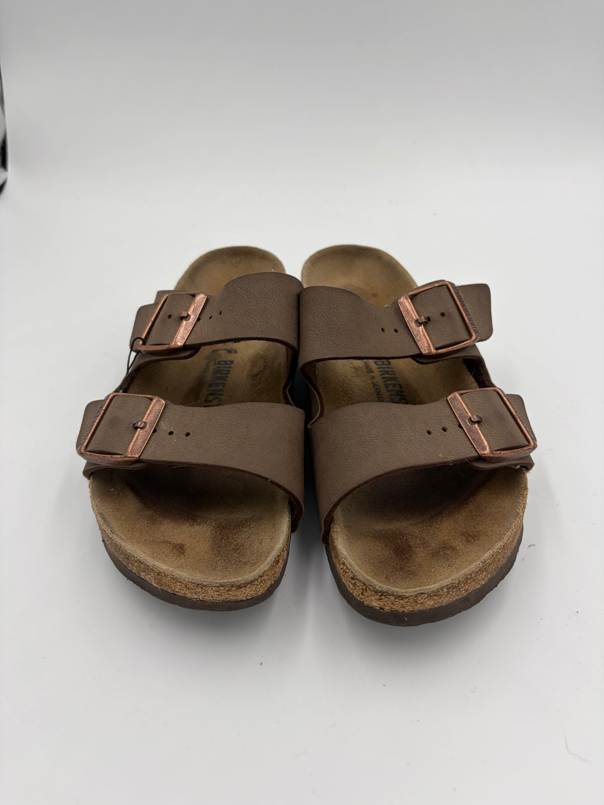 brown Birkenstock double strap, 38