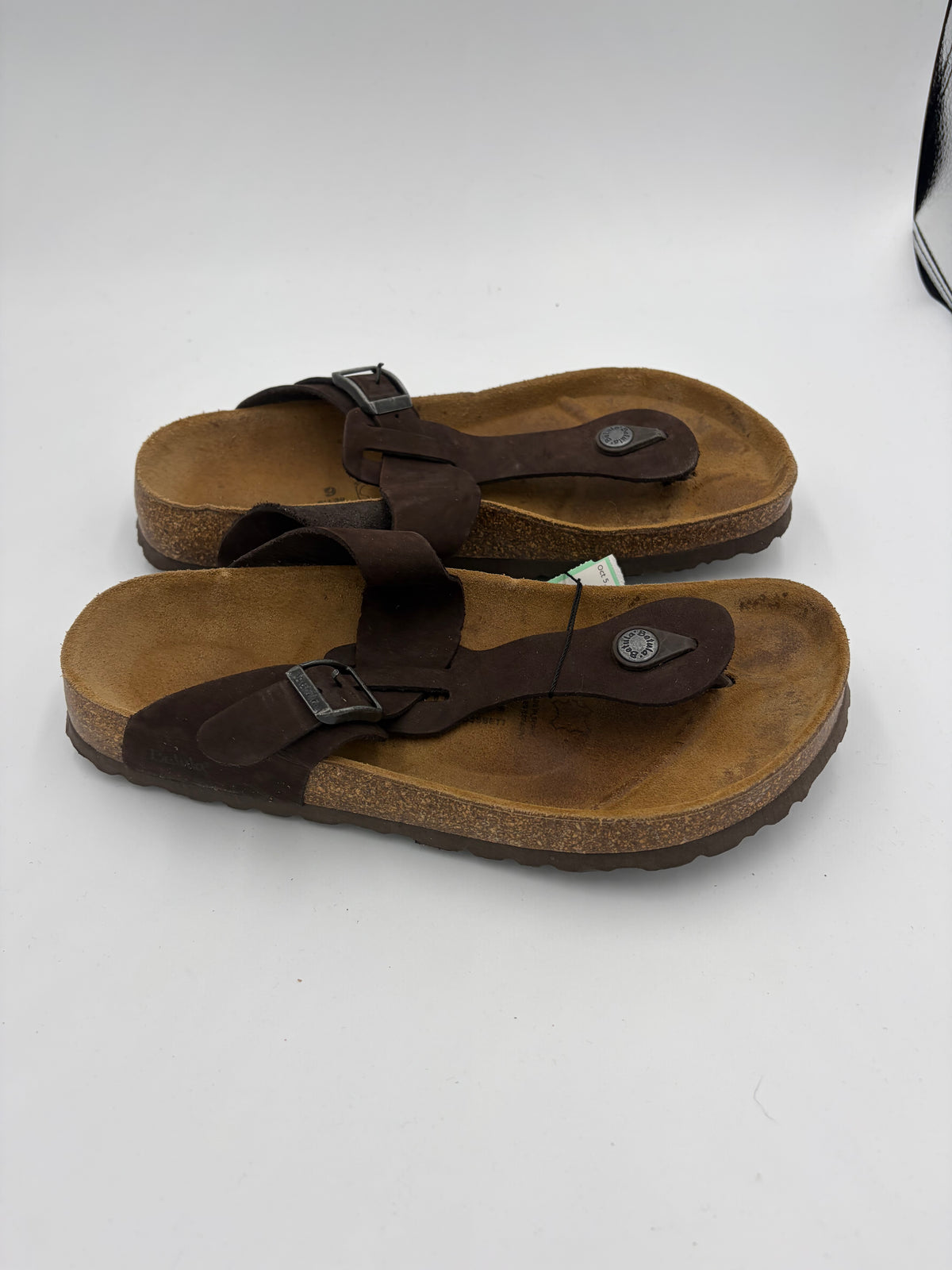 brown Birkenstock thong sandal betula, 9
