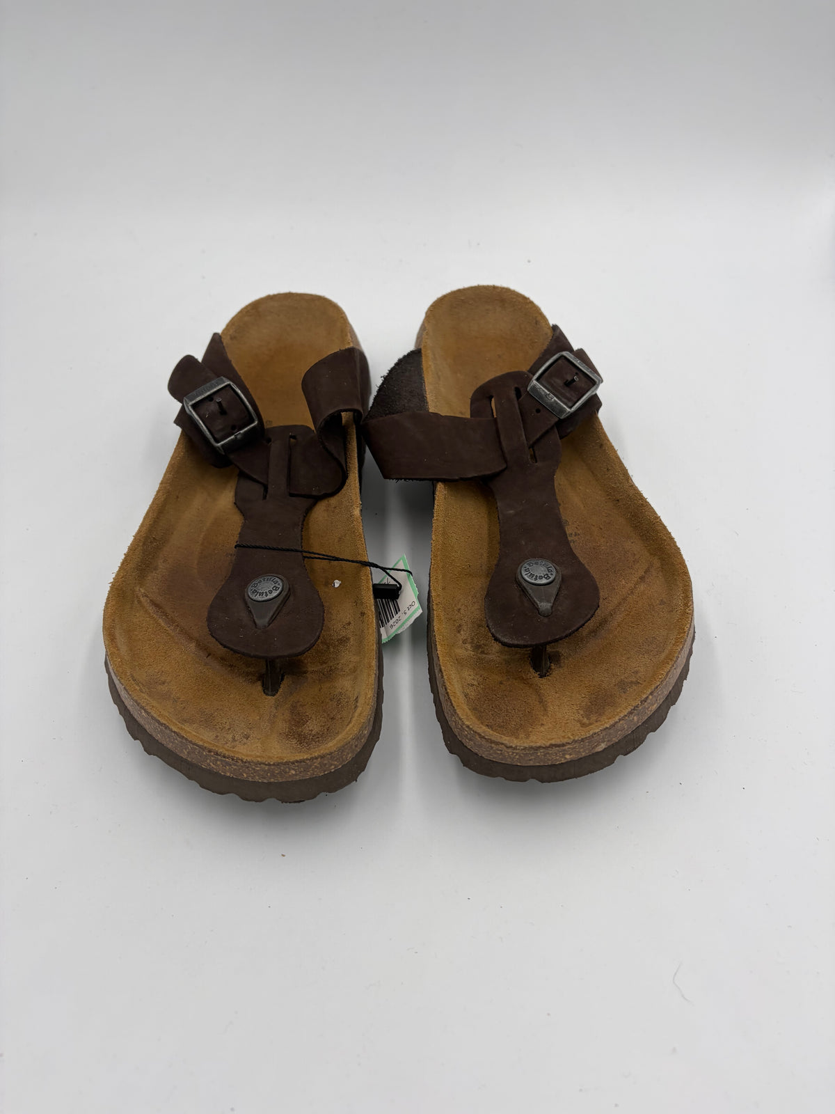 brown Birkenstock thong sandal betula, 9