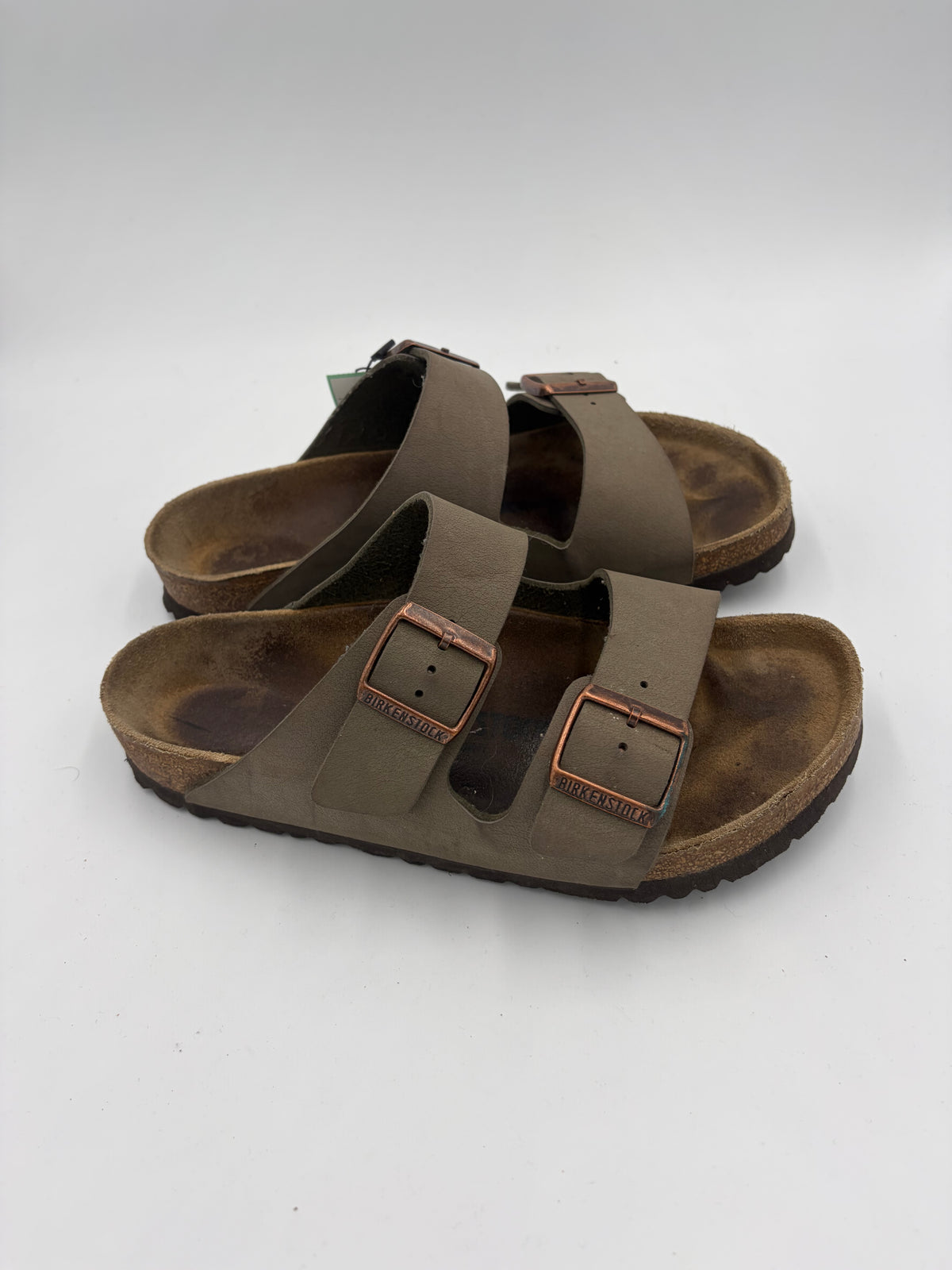 brown Birkenstock double buckle sandal , 39