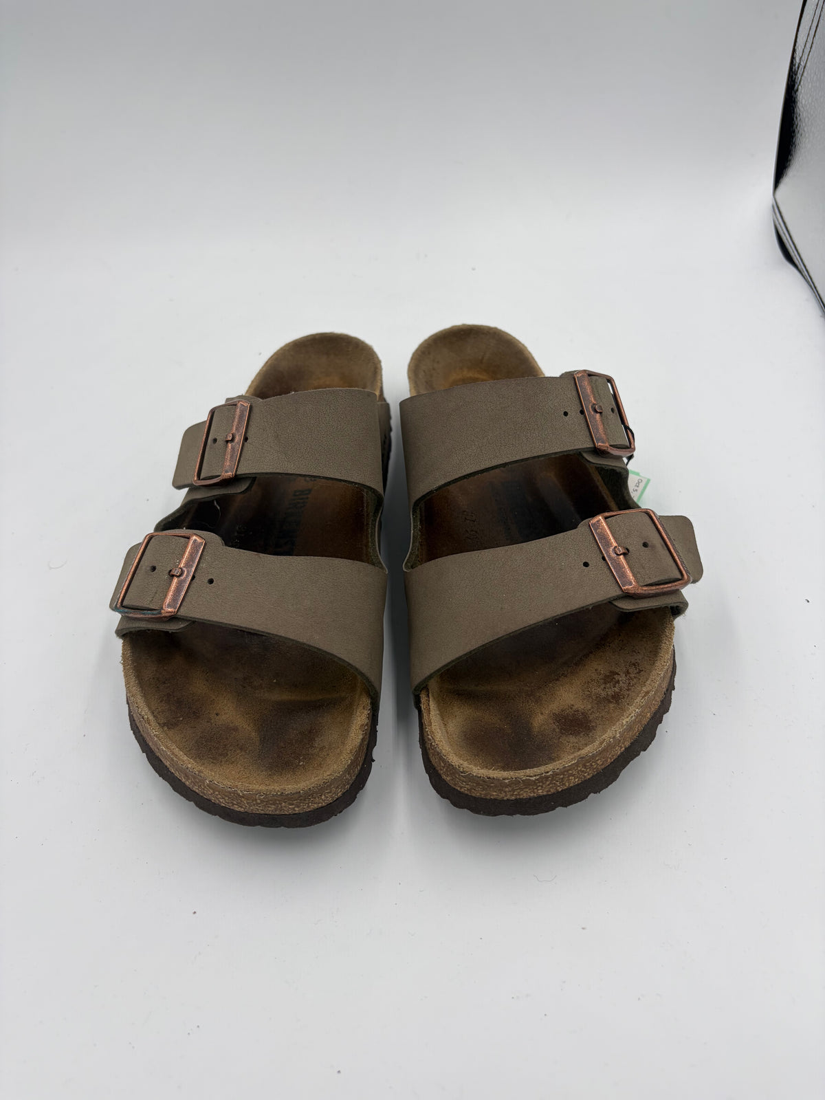brown Birkenstock double buckle sandal , 39