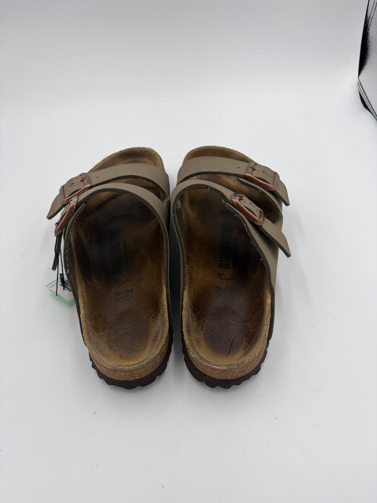 brown Birkenstock double buckle sandal , 39