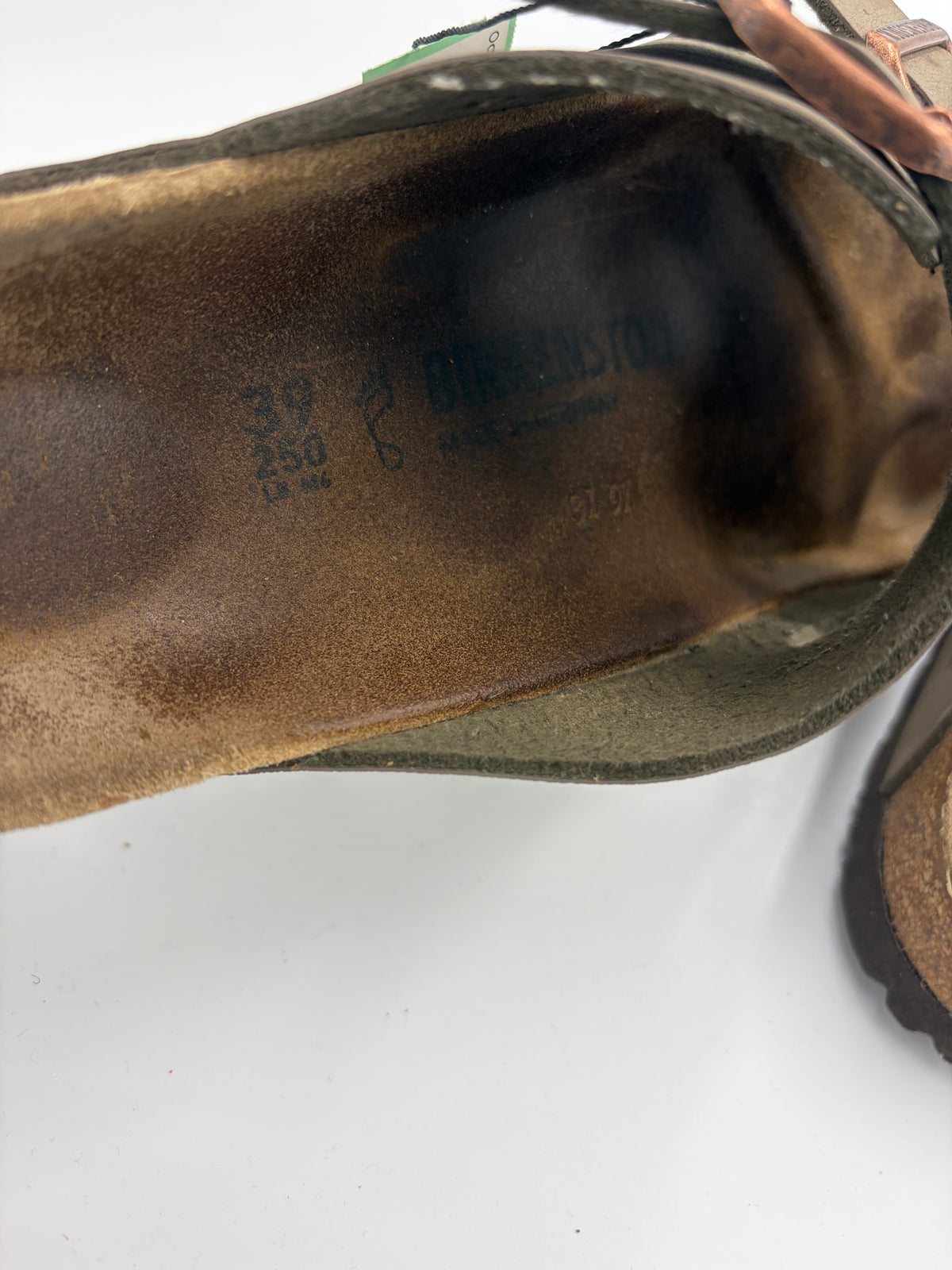 brown Birkenstock double buckle sandal , 39