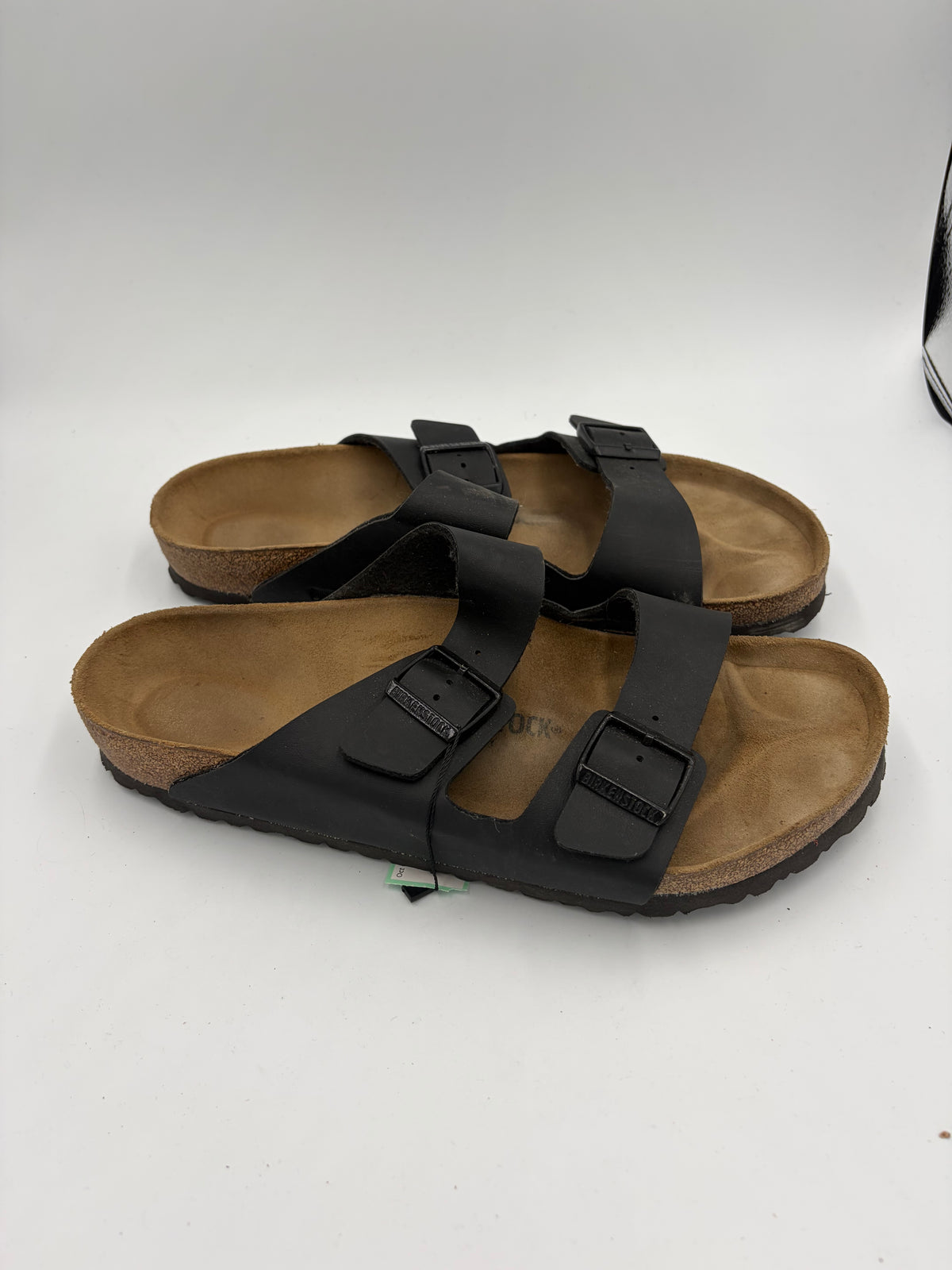 black Birkenstock double buckle sandal, 46