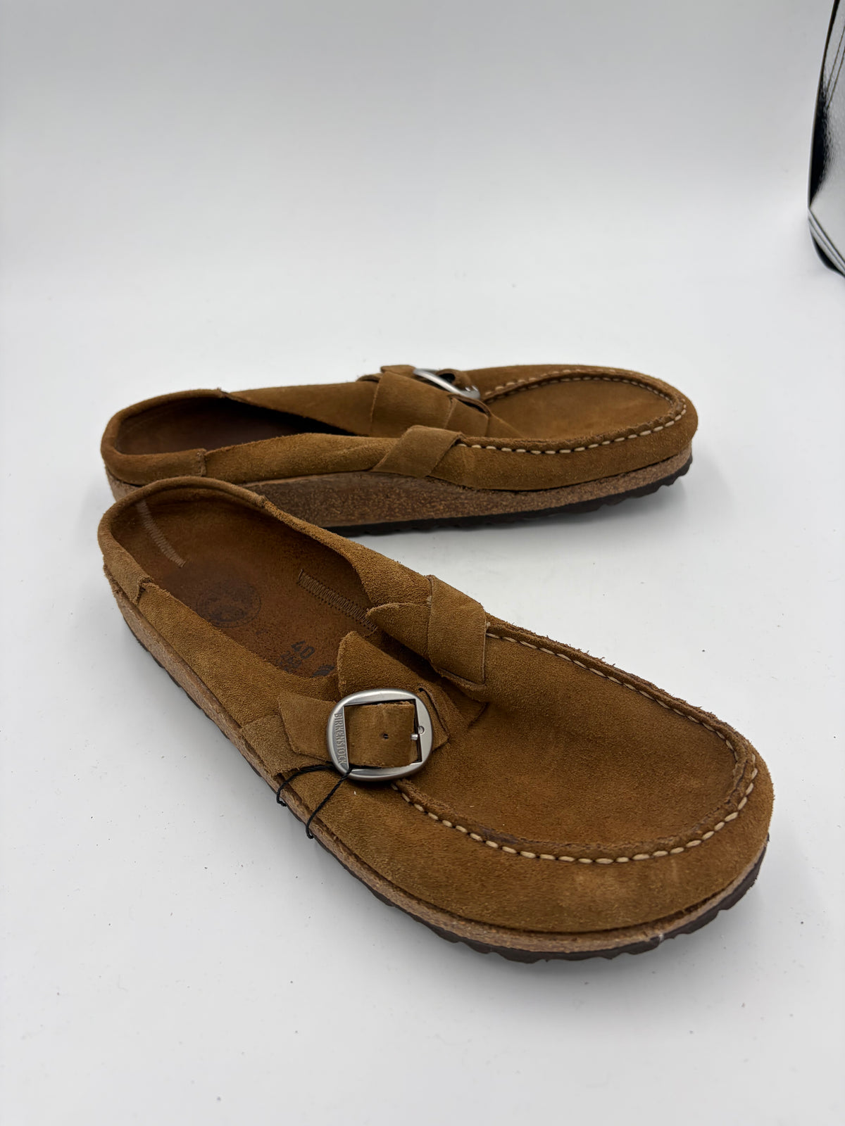 brown Birkenstock suede mocassin, 40