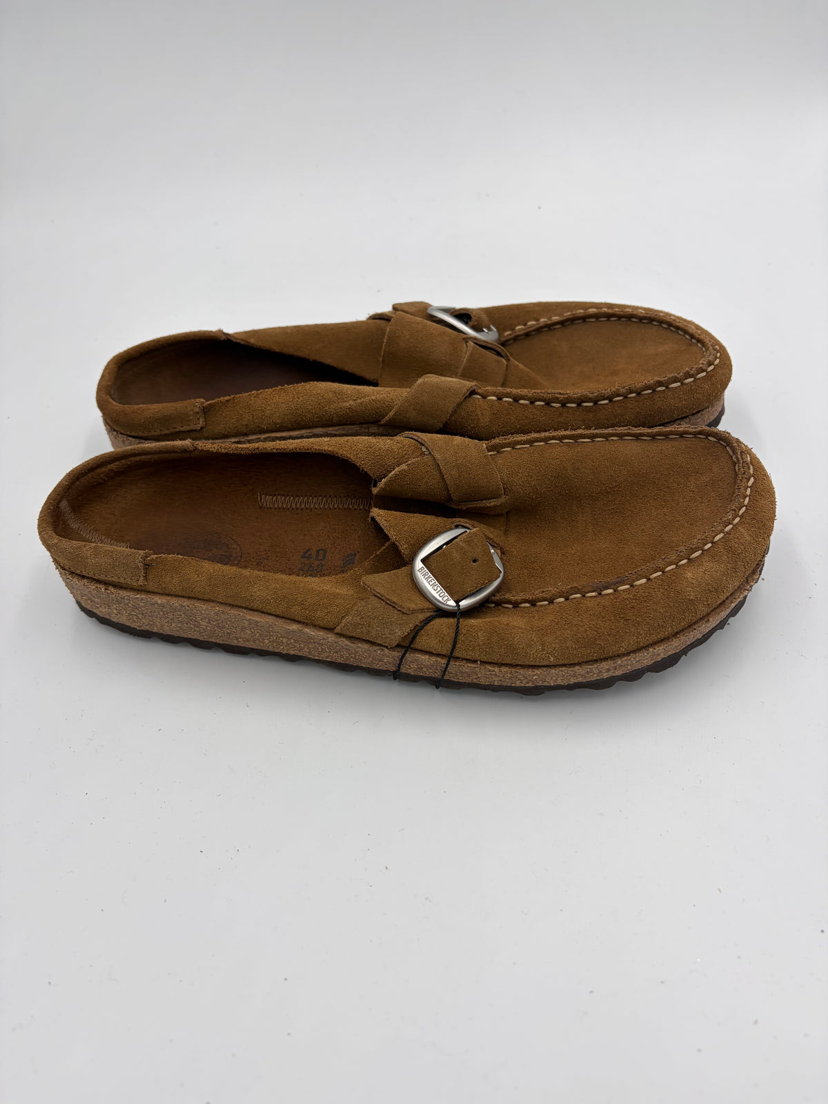 brown Birkenstock suede mocassin, 40