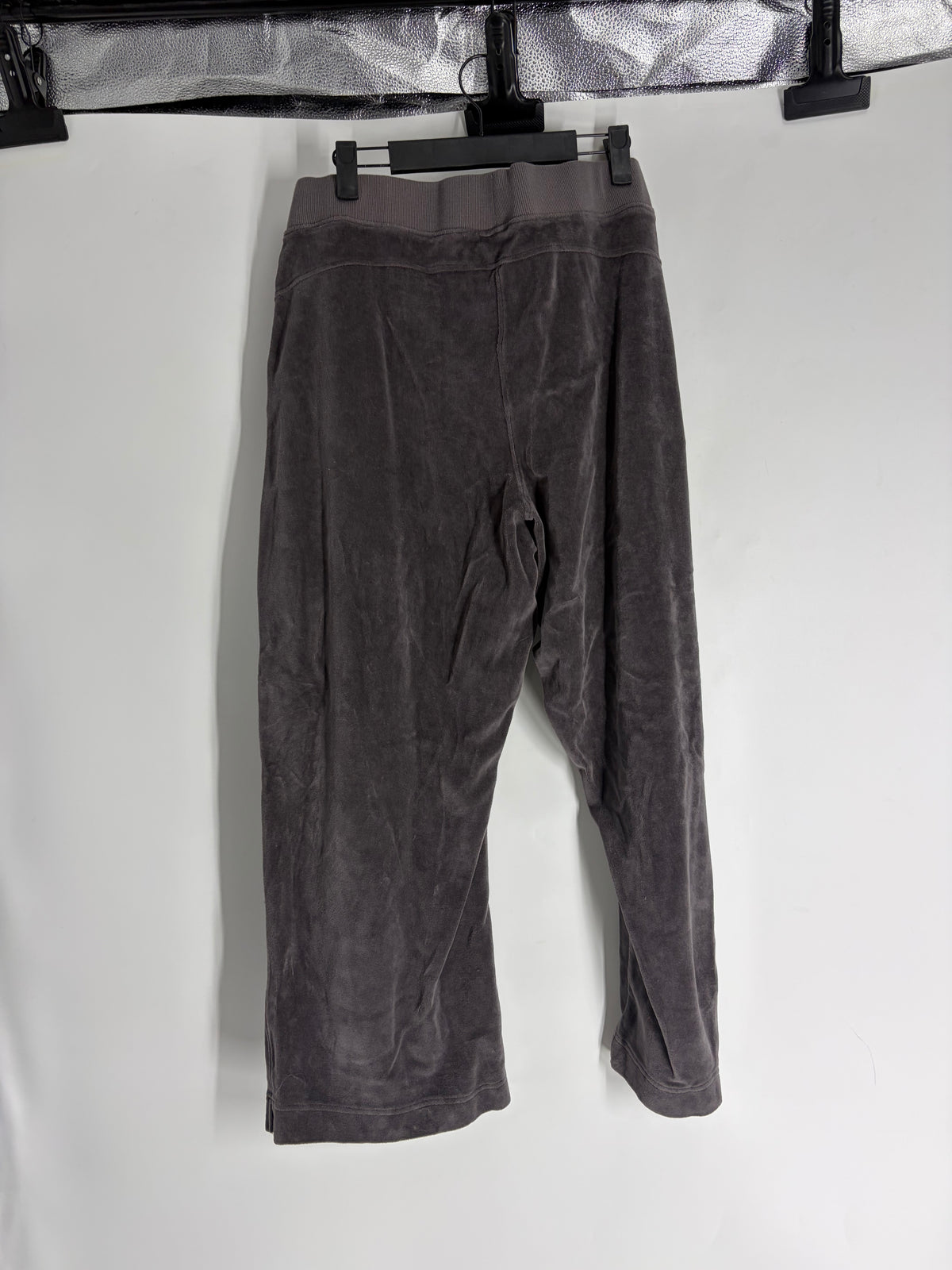 Gray Pact Velour Wide Leg, XL