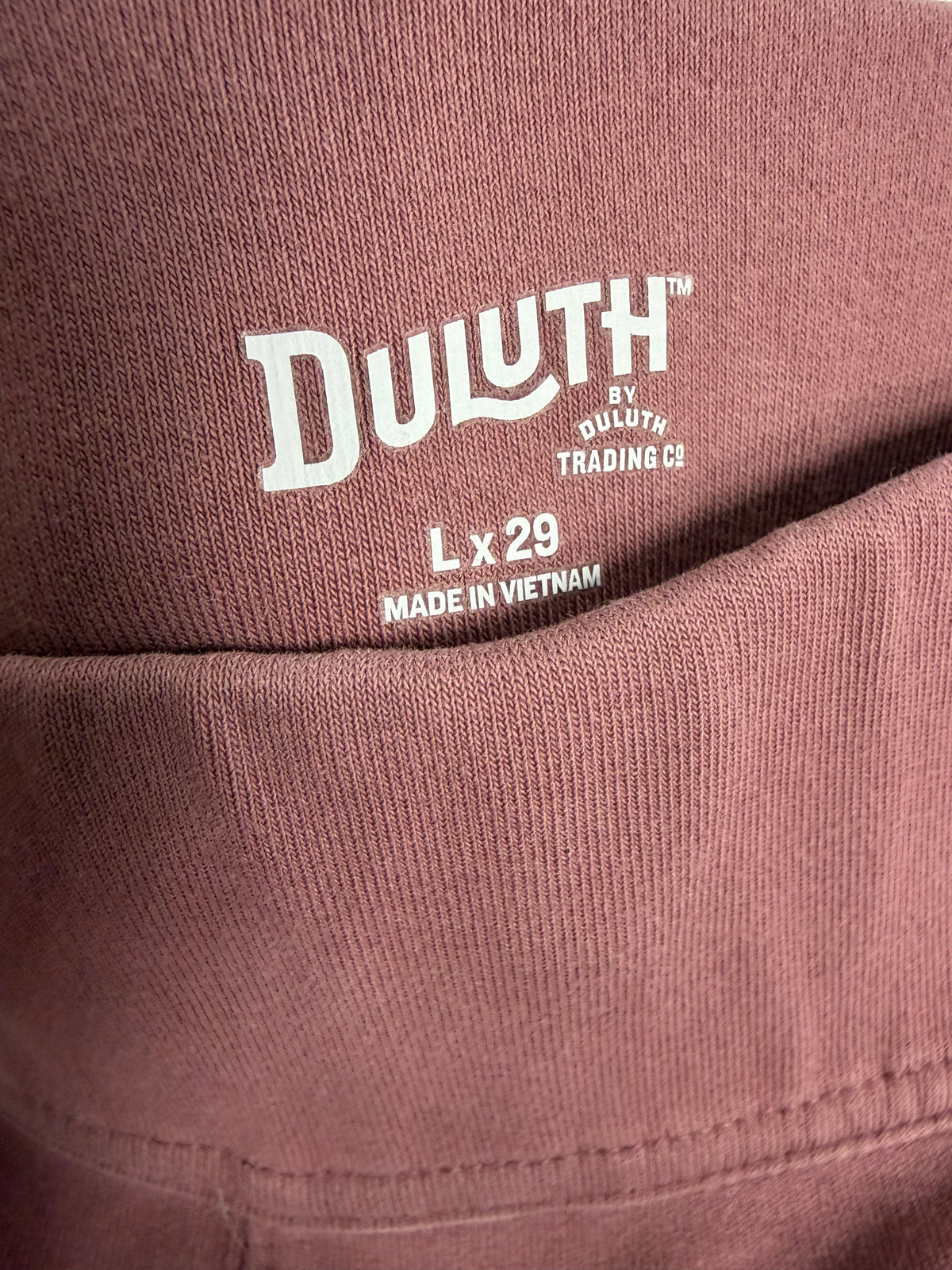 Pink Duluth Straight Leg Sweats, L