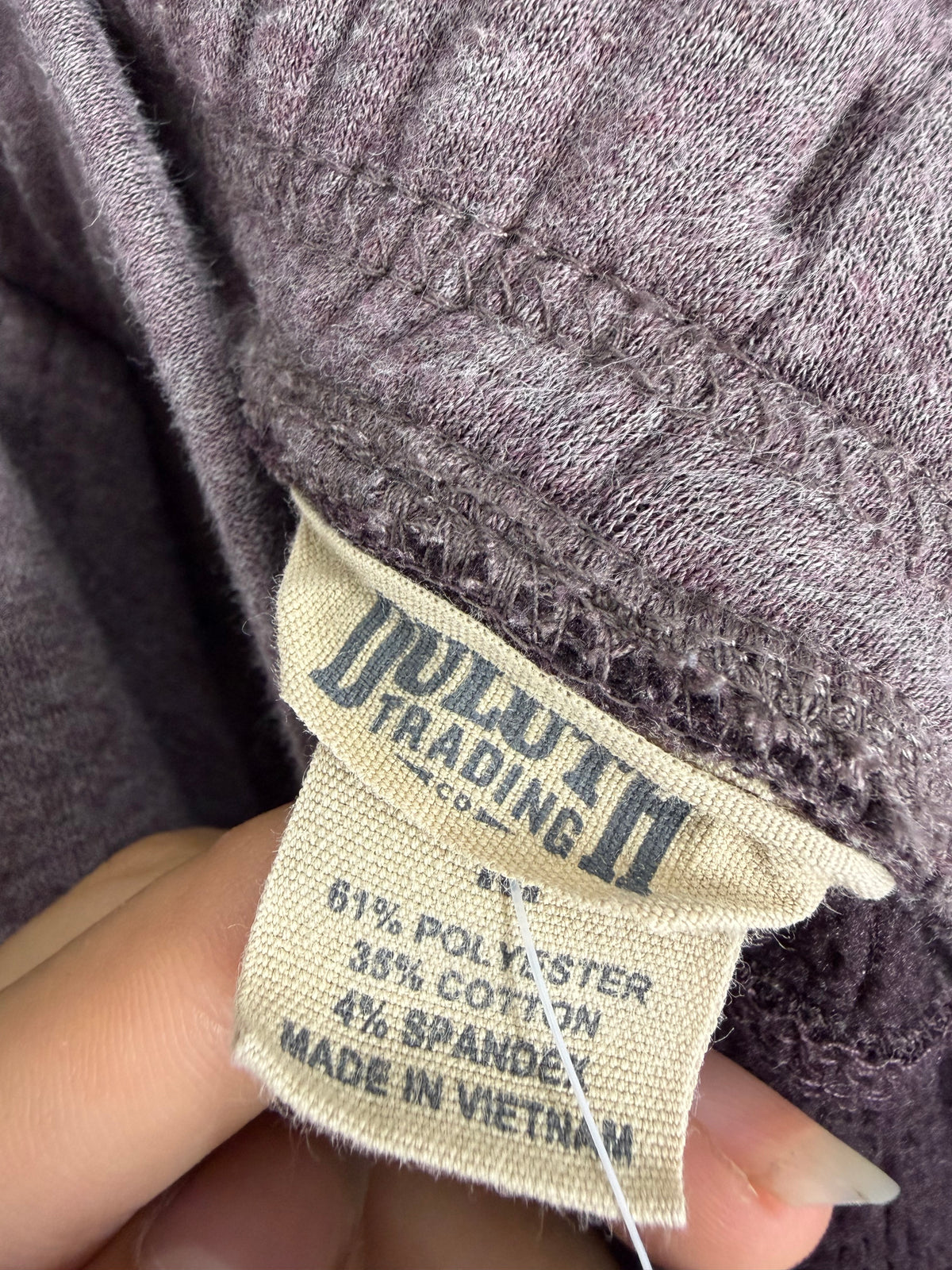 Purple Duluth Wide Leg Sweats, M