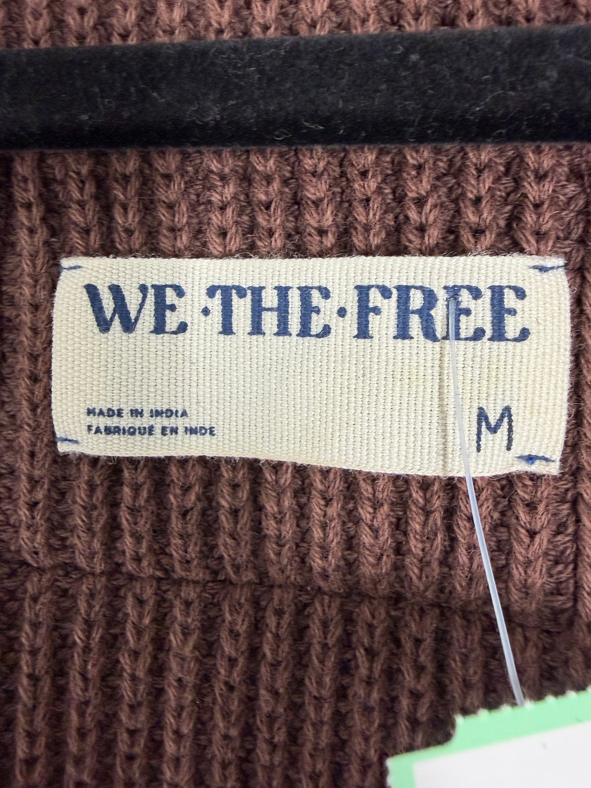 Brown Free People Knit Cardigan, M