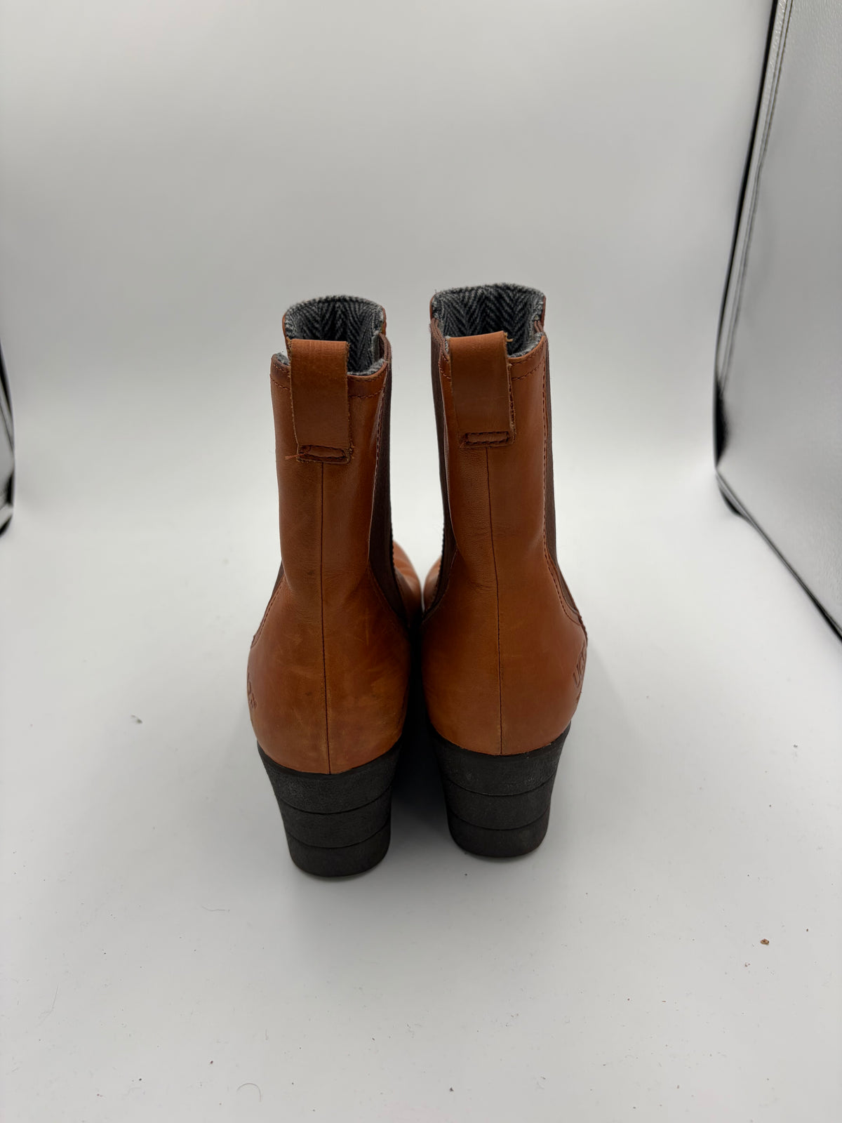 brown Ugg wedge ankle boot, 10