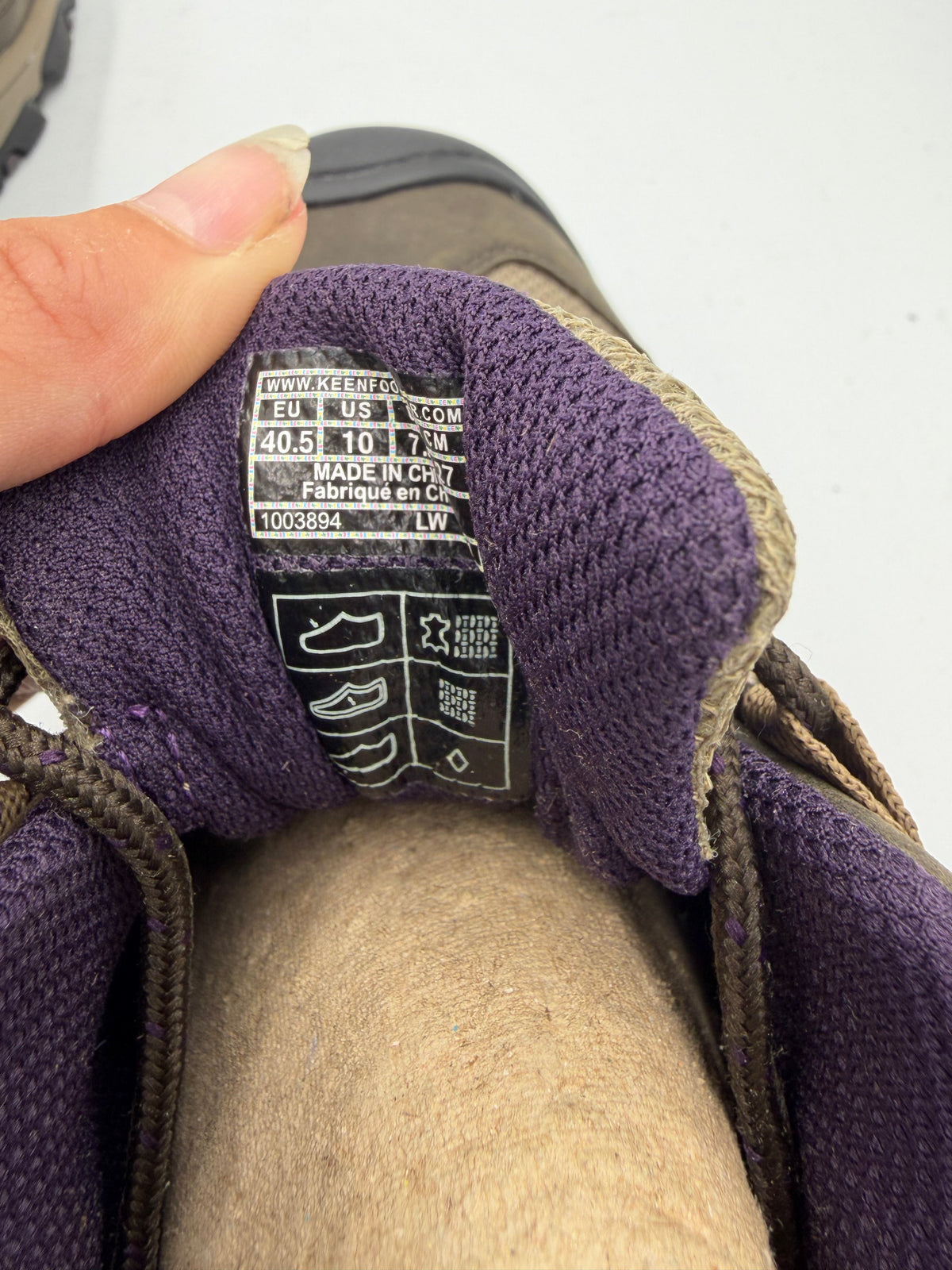 Tan Keen Palisades Hiking Sneakers, 10
