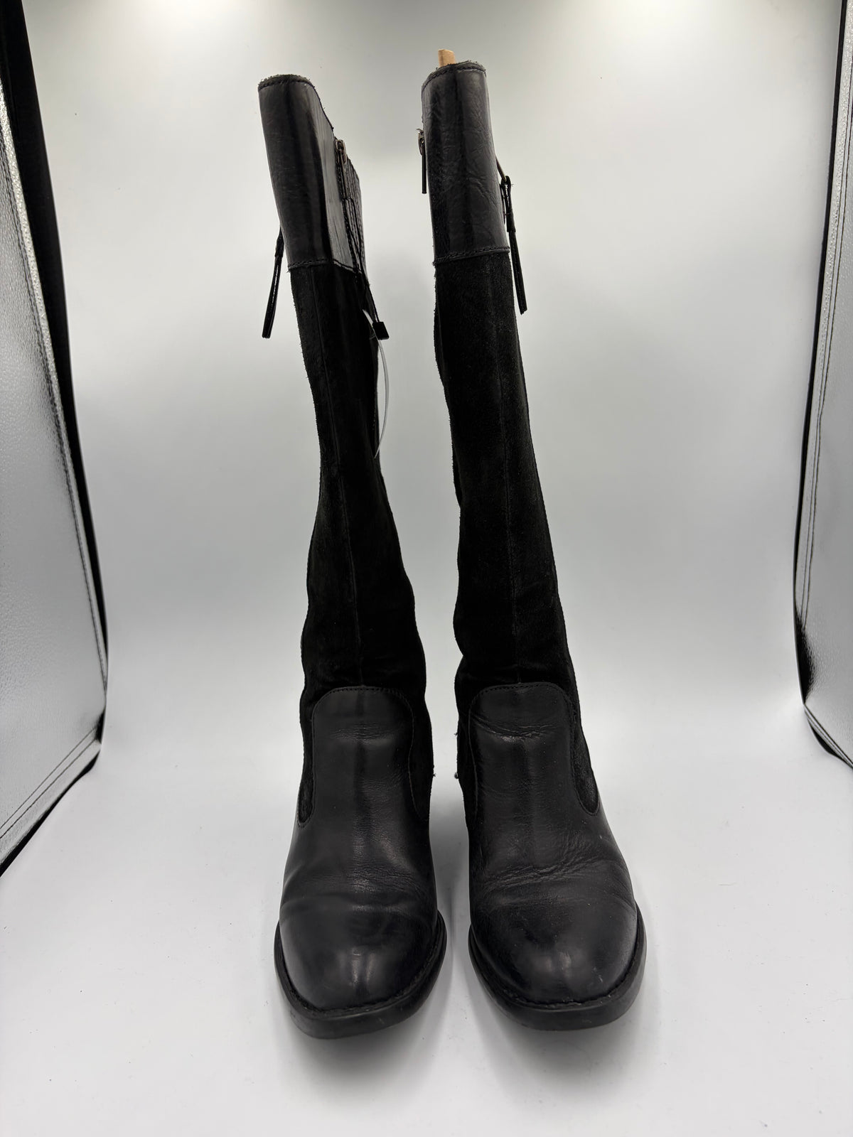 black Baltic Born knee high boots, 7.5