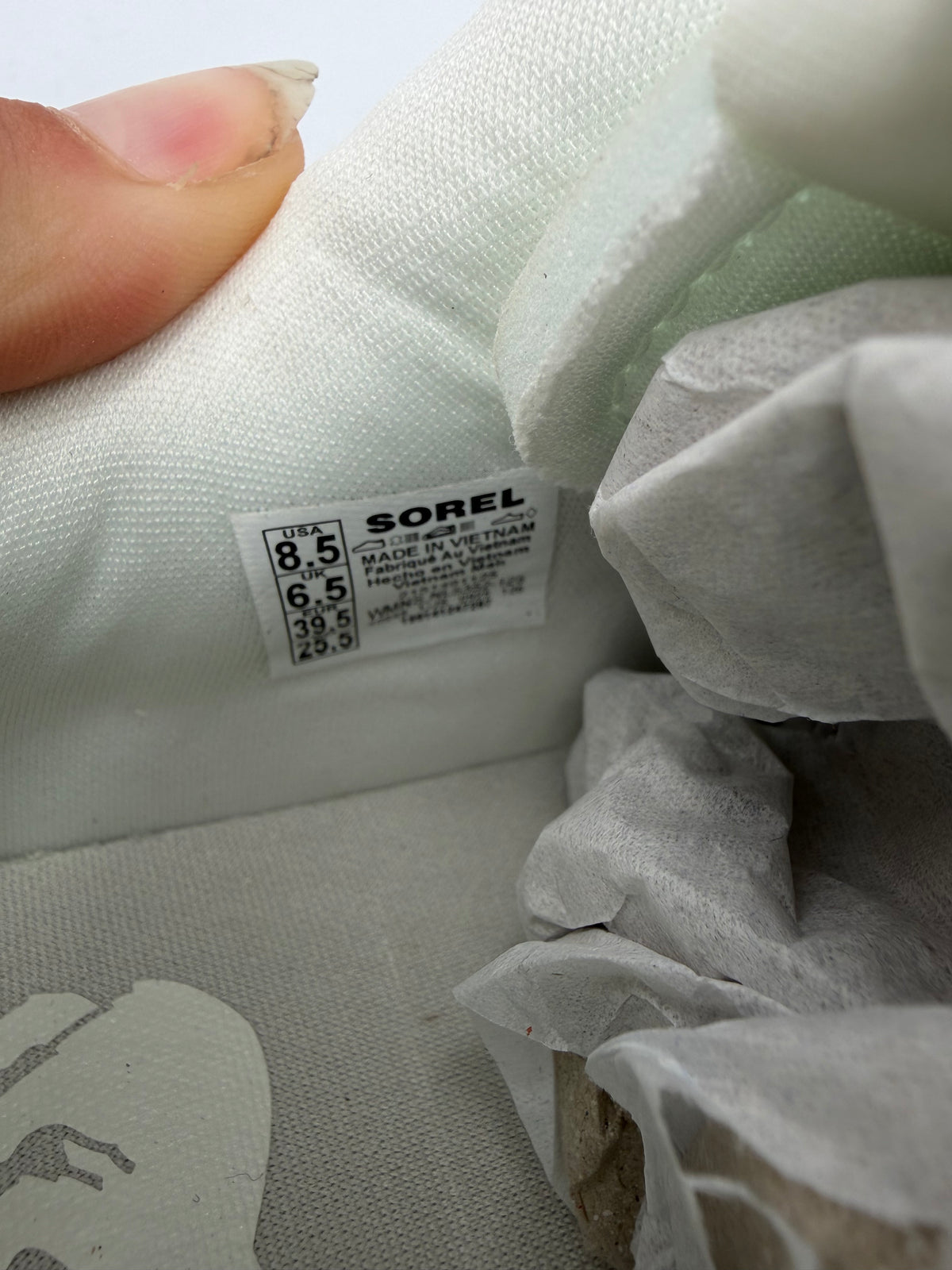 White Sorel Ona Drift, 8.5