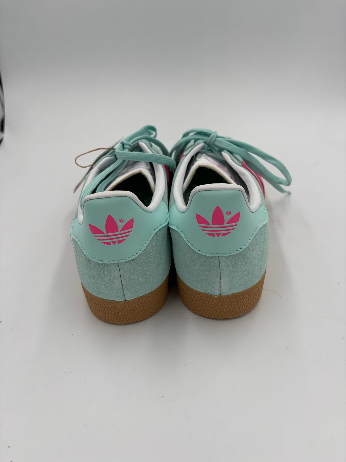 Teal Adidas Gazelles, 9