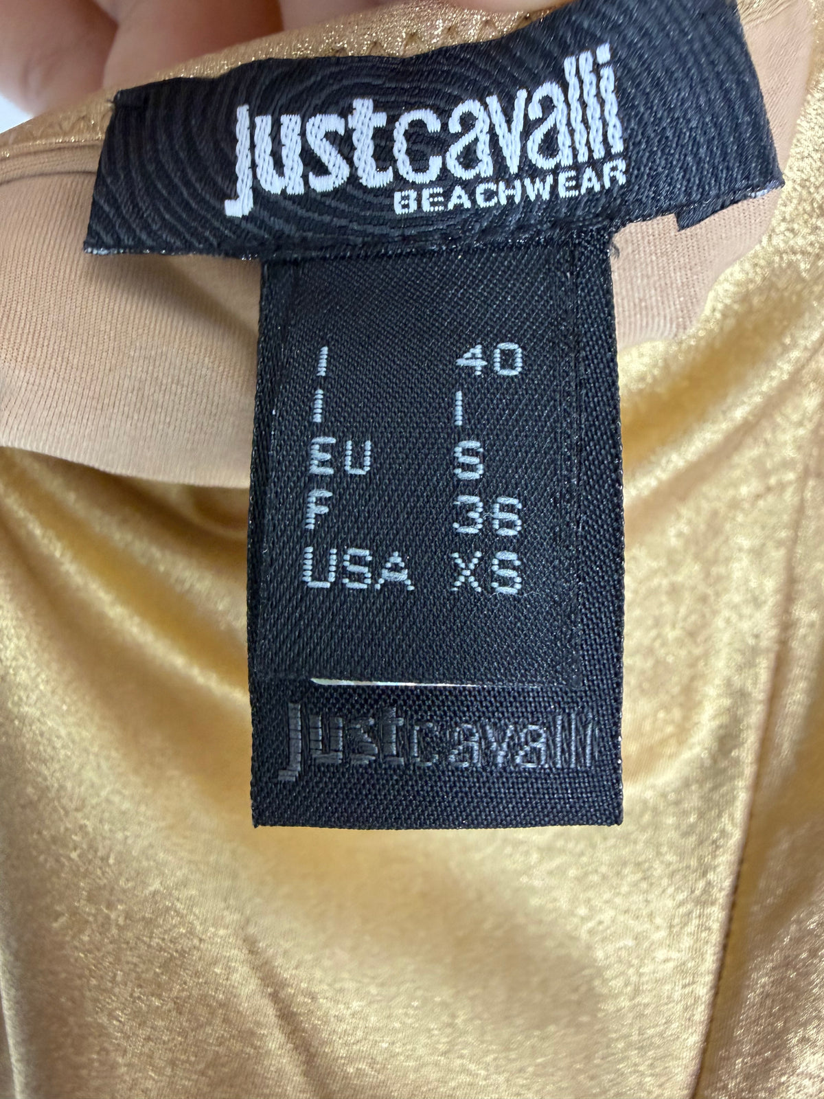 Just Cavalli Halter Metallic Min