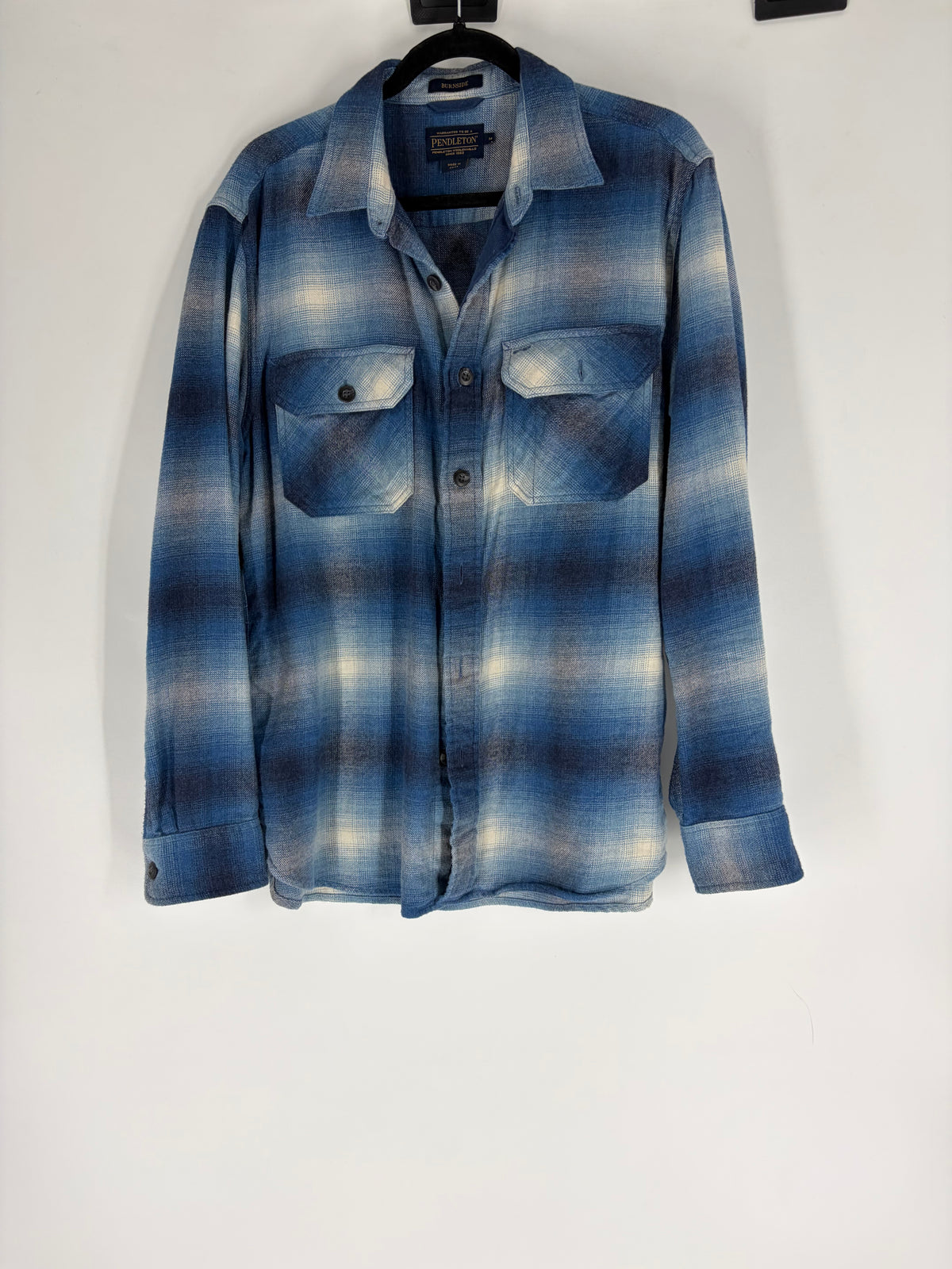 Blue Pendleton Burnside Flannel, M