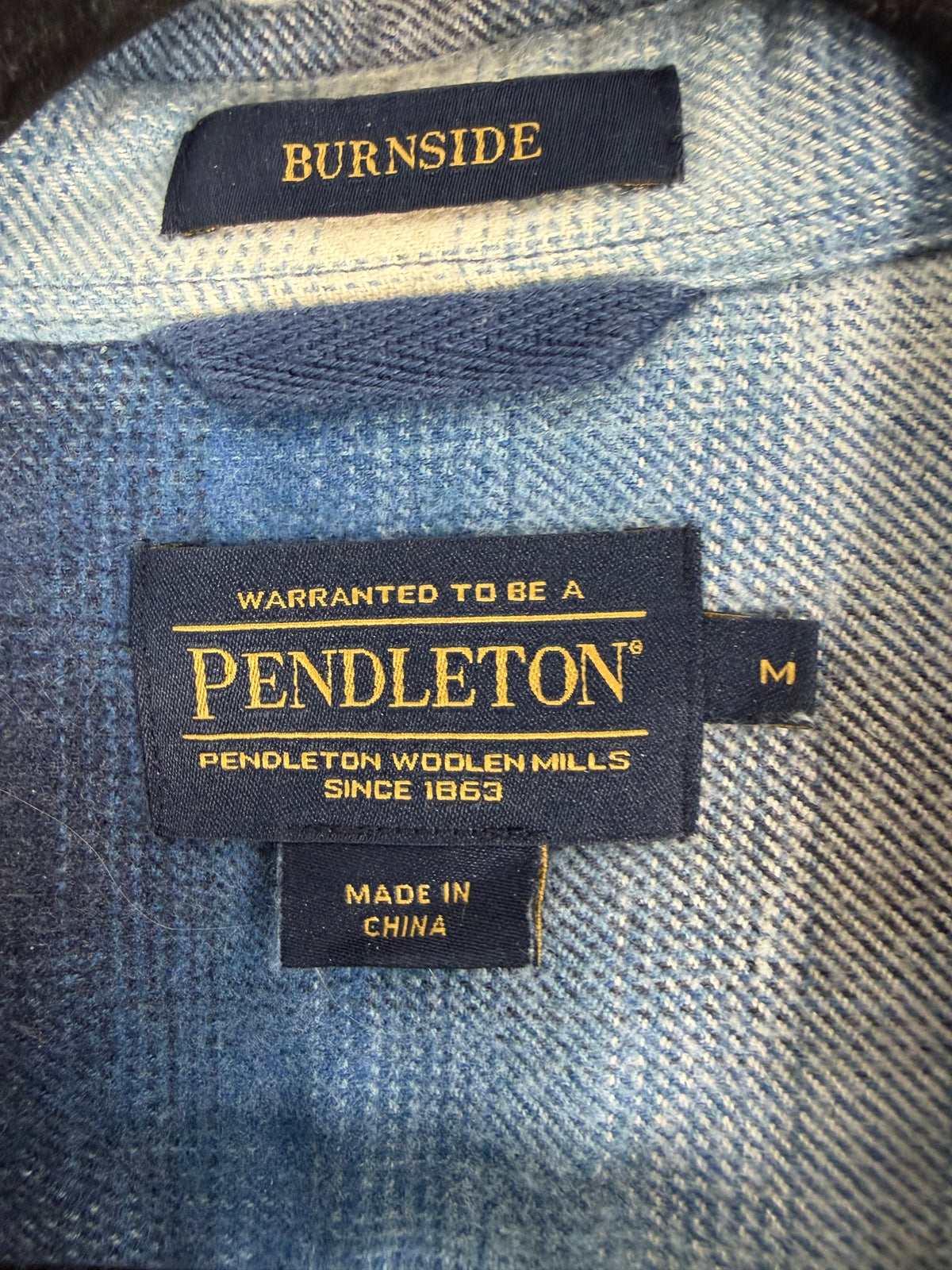 Blue Pendleton Board Shirt, S