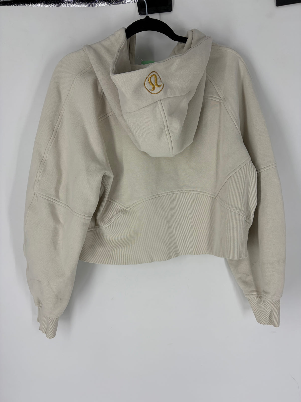 Cream Lululemon Scuba Hoodie, M/L