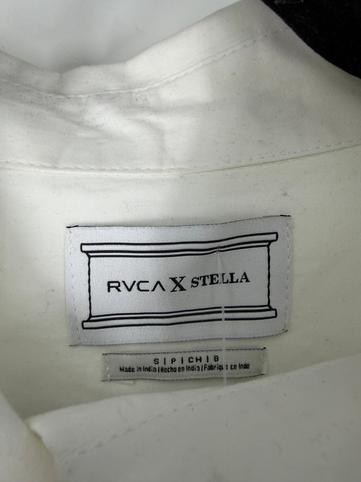 white RVCA button down NWT, S