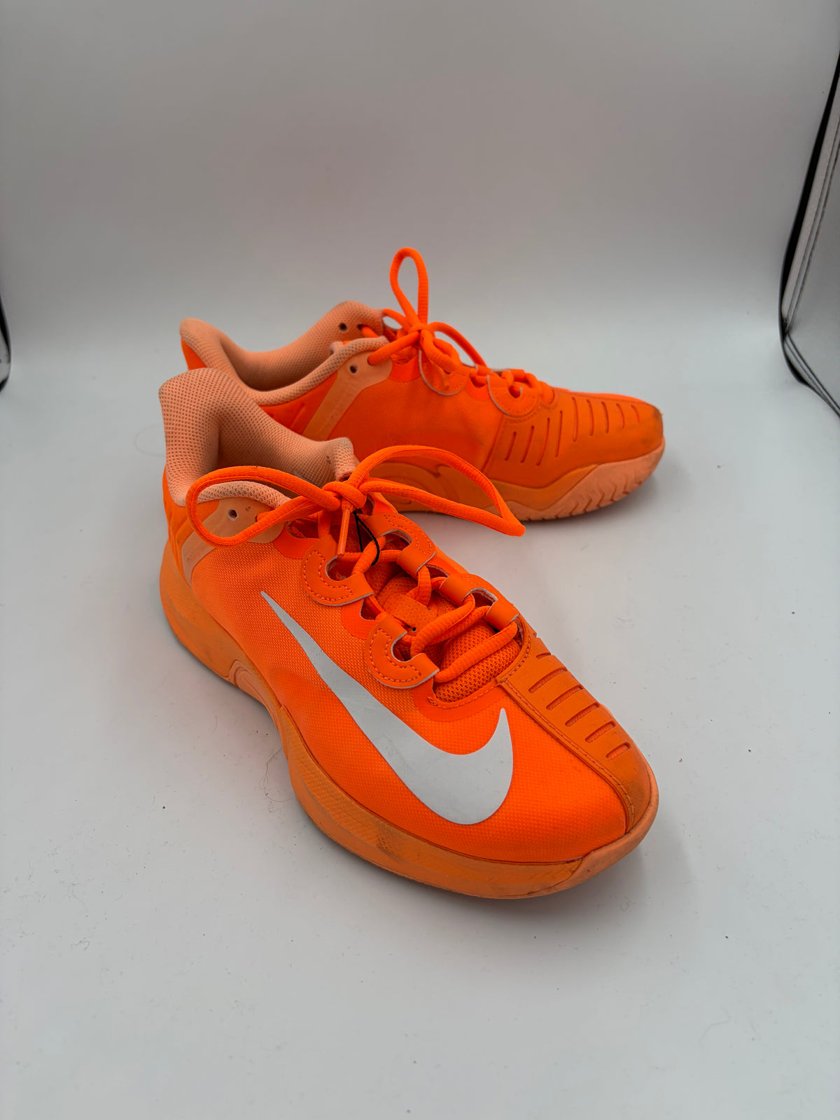 Orange Nike  Neon Sneakers, 8