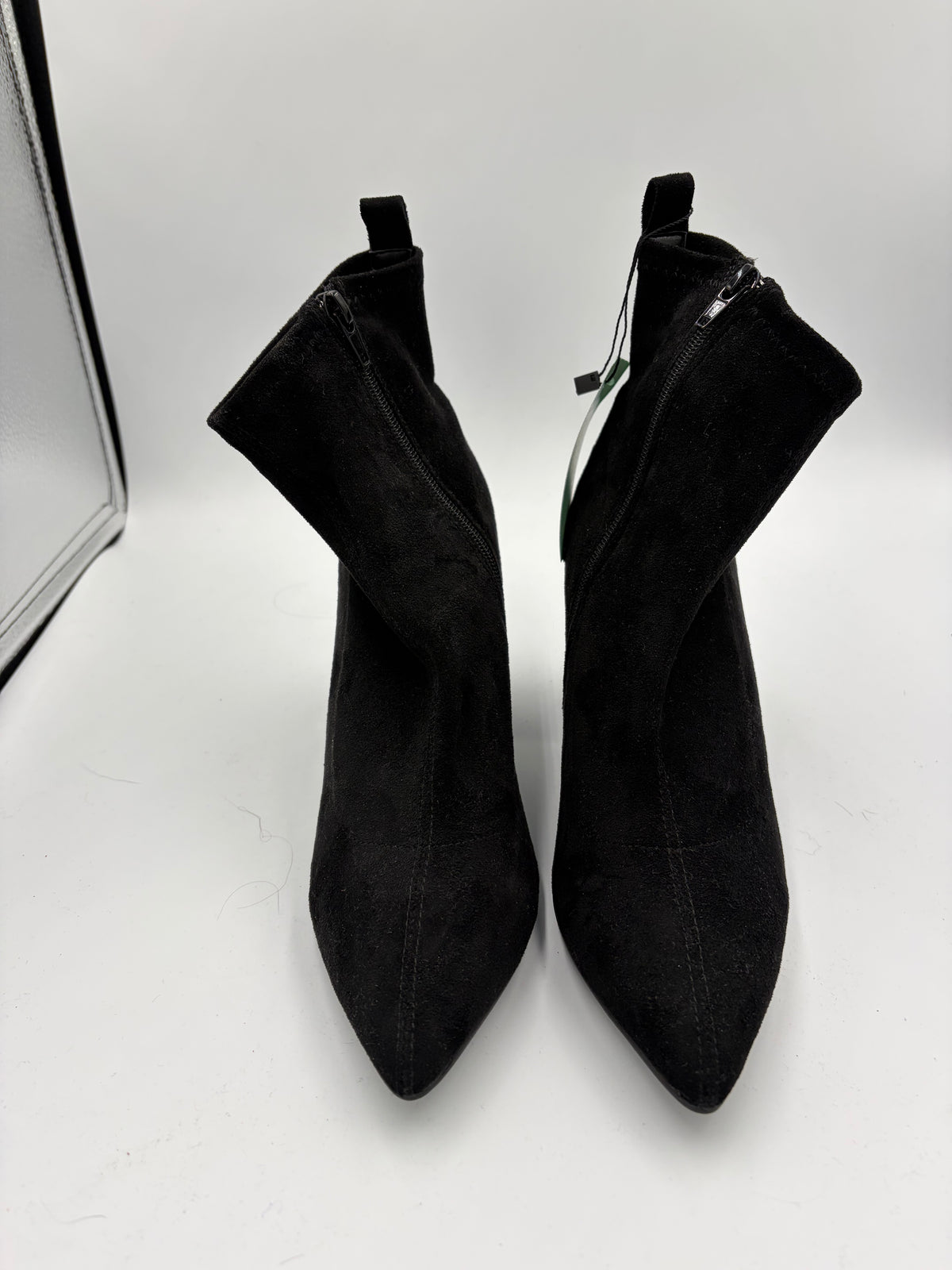 Black Steve Madden Heeled Ankle Boots, 9