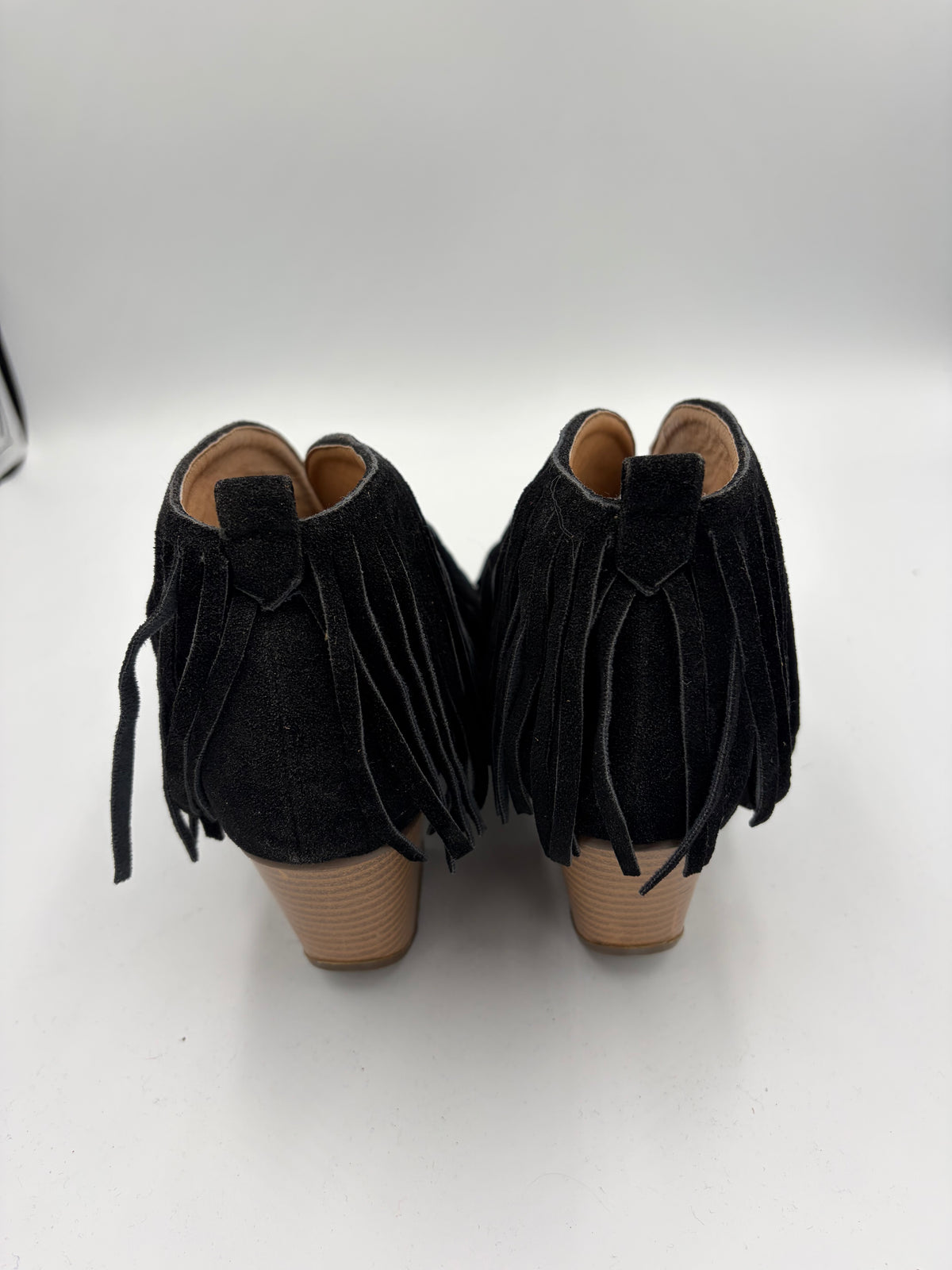Black  Beast fringe boots, 9
