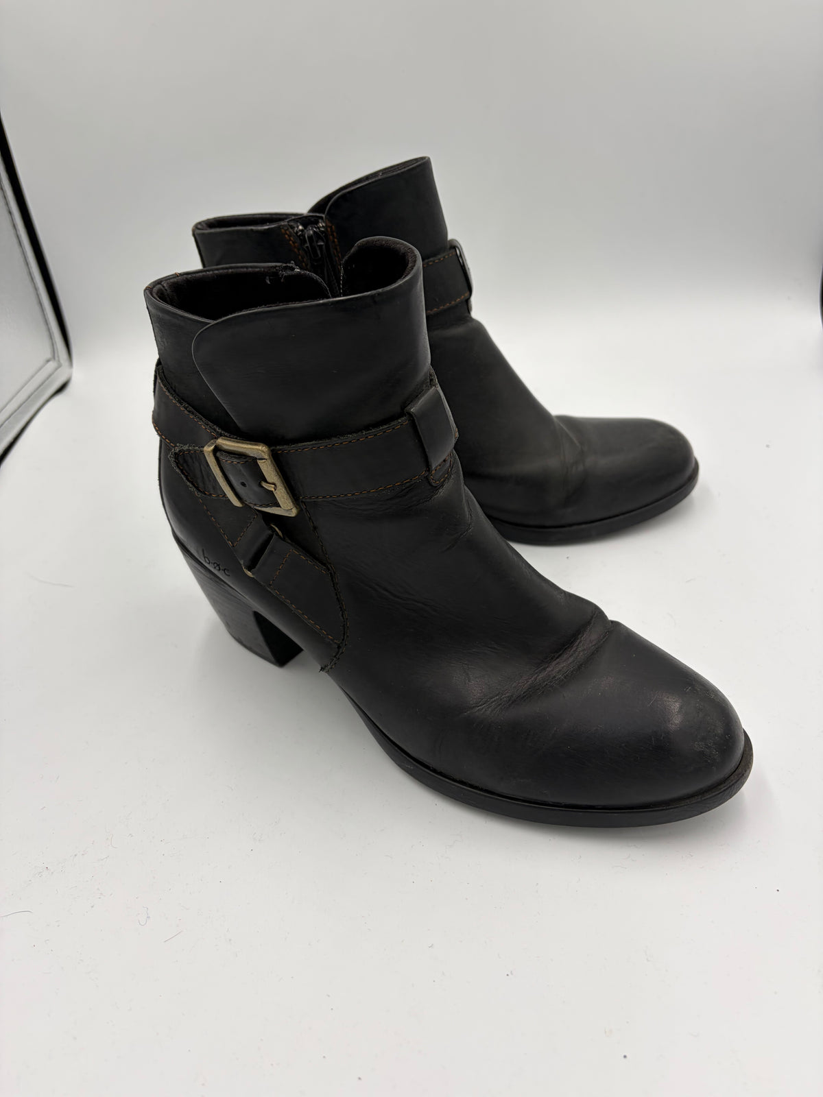 Brown B.O.C. Harness Ankle Boots, 9