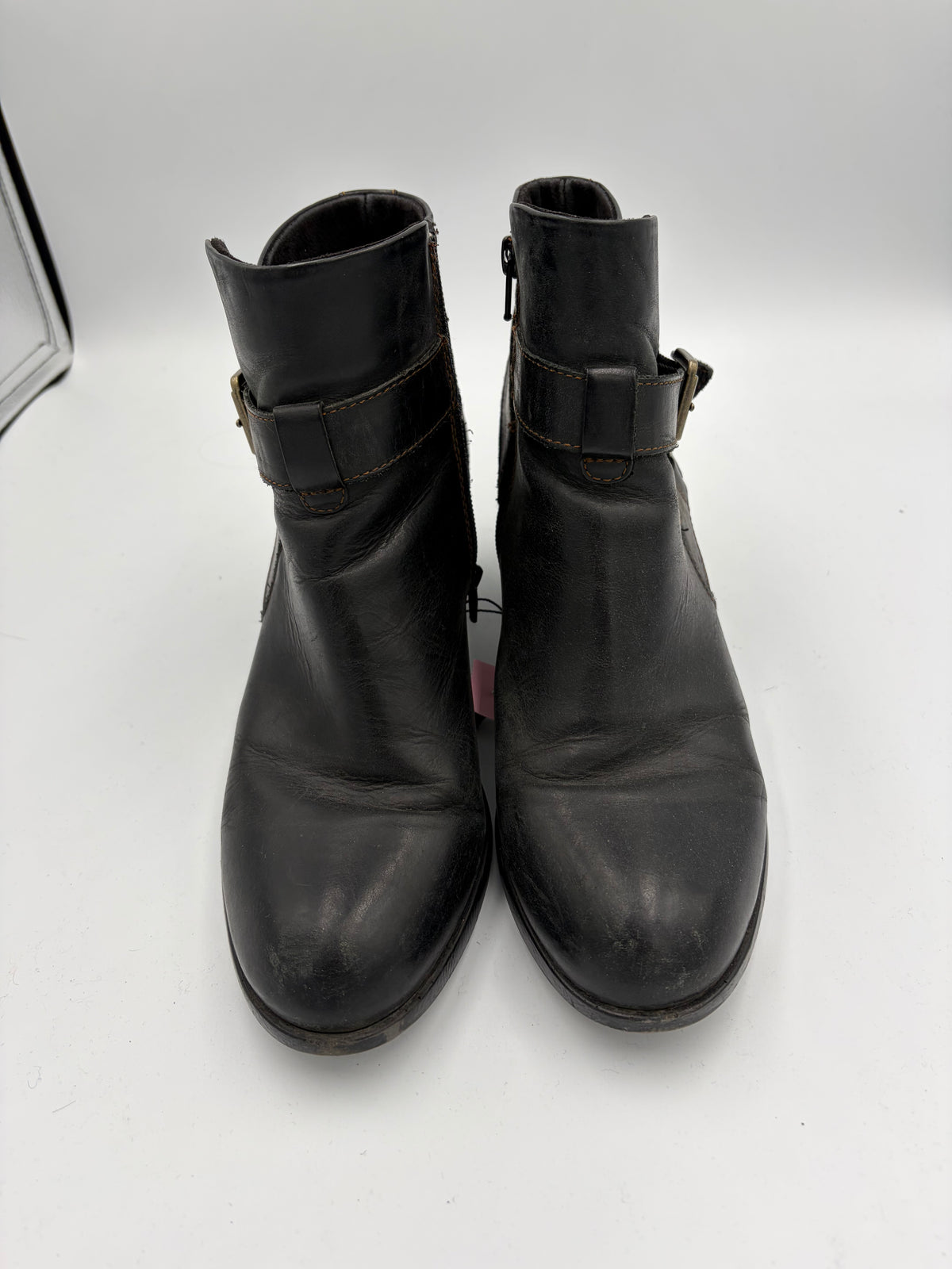 Brown B.O.C. Harness Ankle Boots, 9