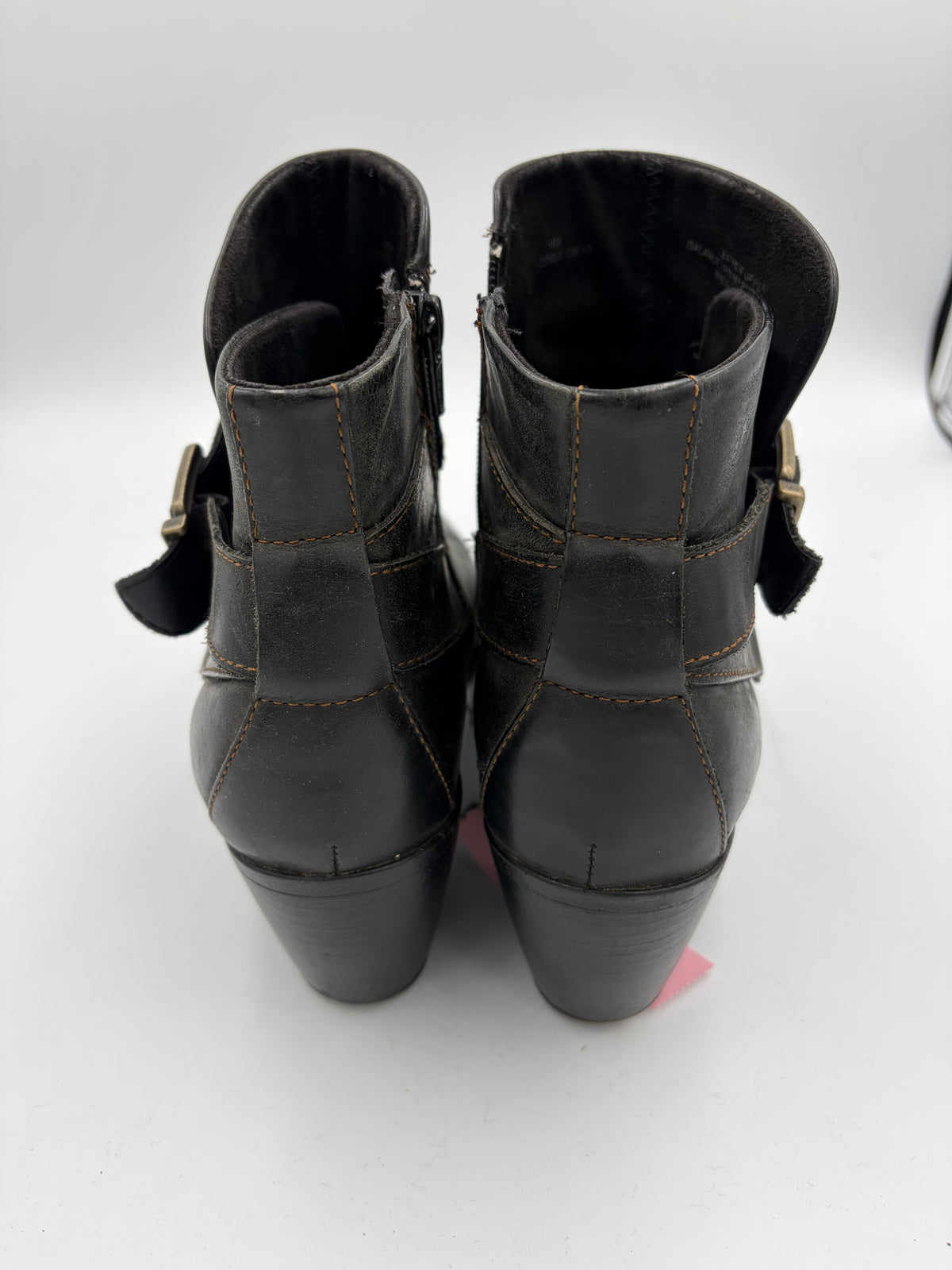 Brown B.O.C. Harness Ankle Boots, 9