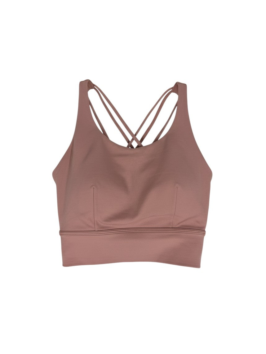 Per Diem Thrifts pink Lululemon sports bra with a strappy back design and supportive fit